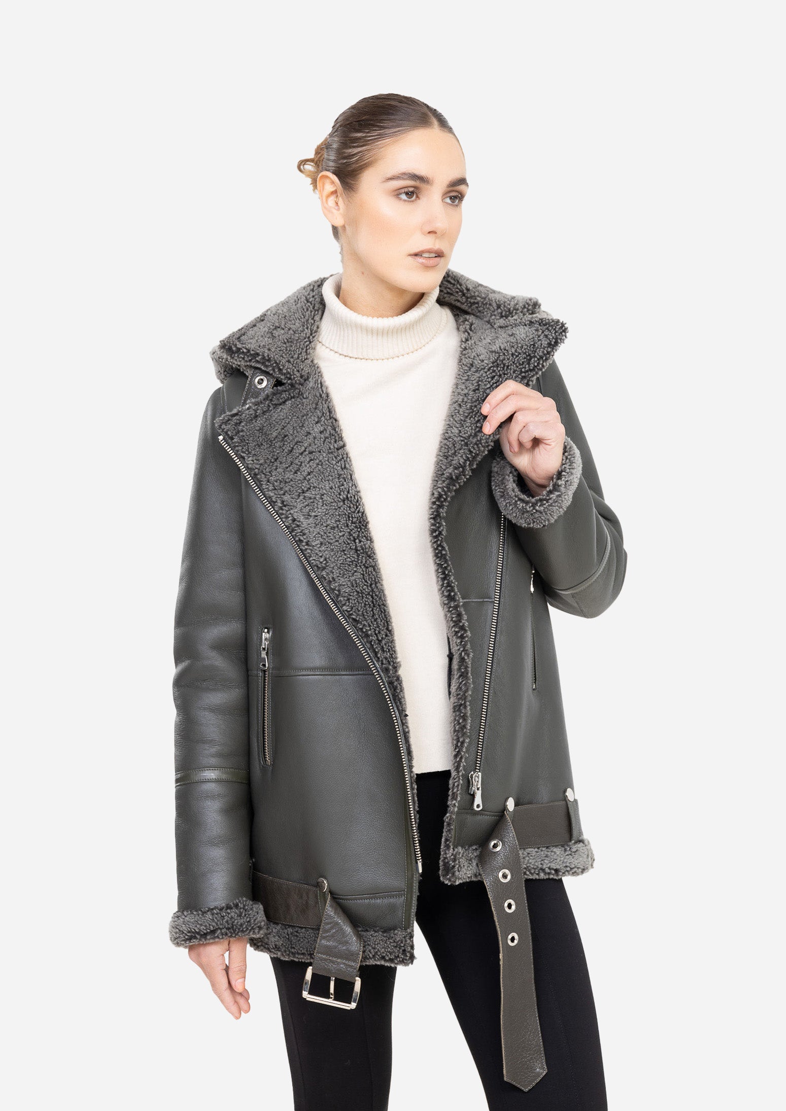 VESTE EN PEAU DE PEAU ALICE