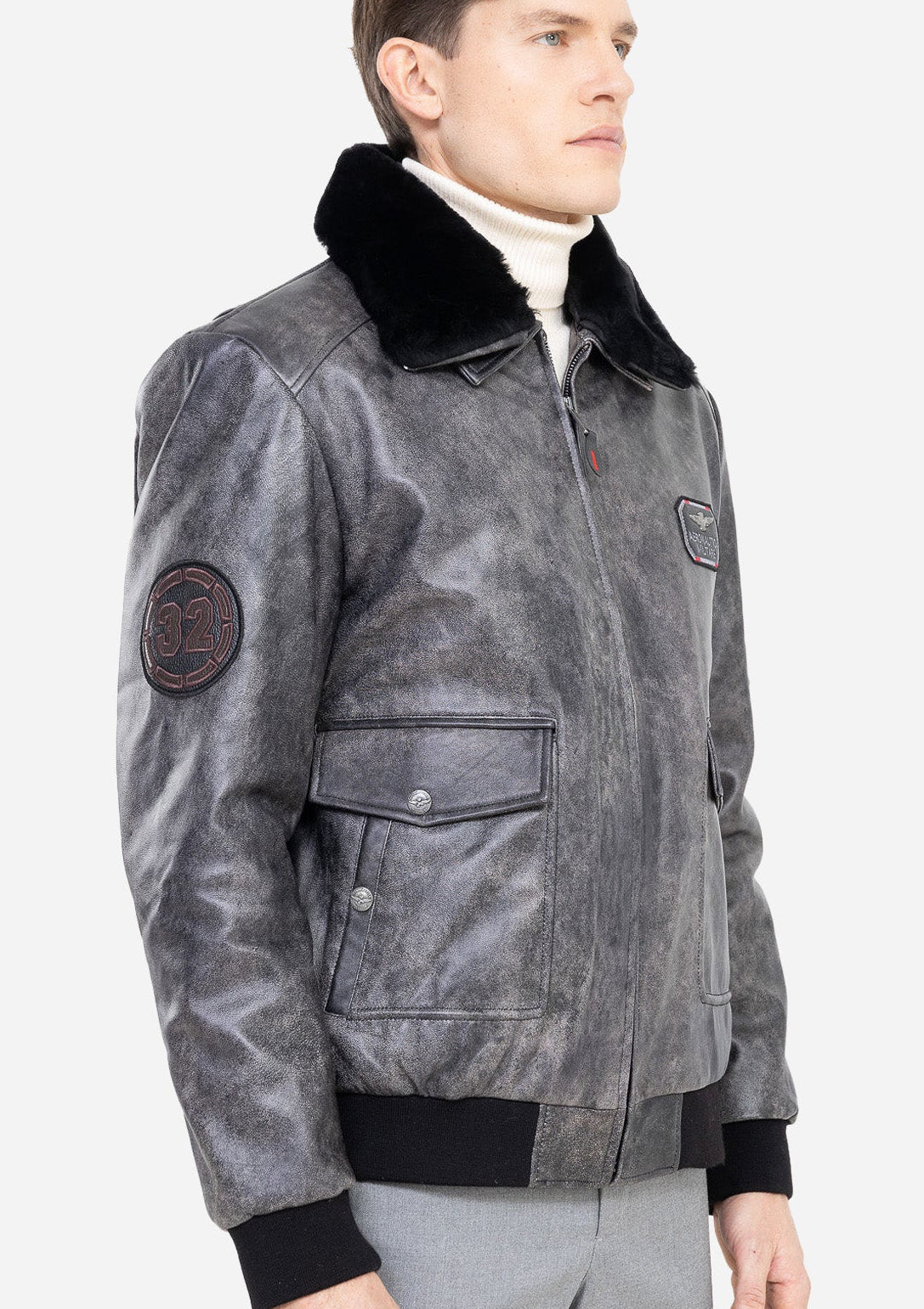 THOM genuine leather AVIATOR jacket