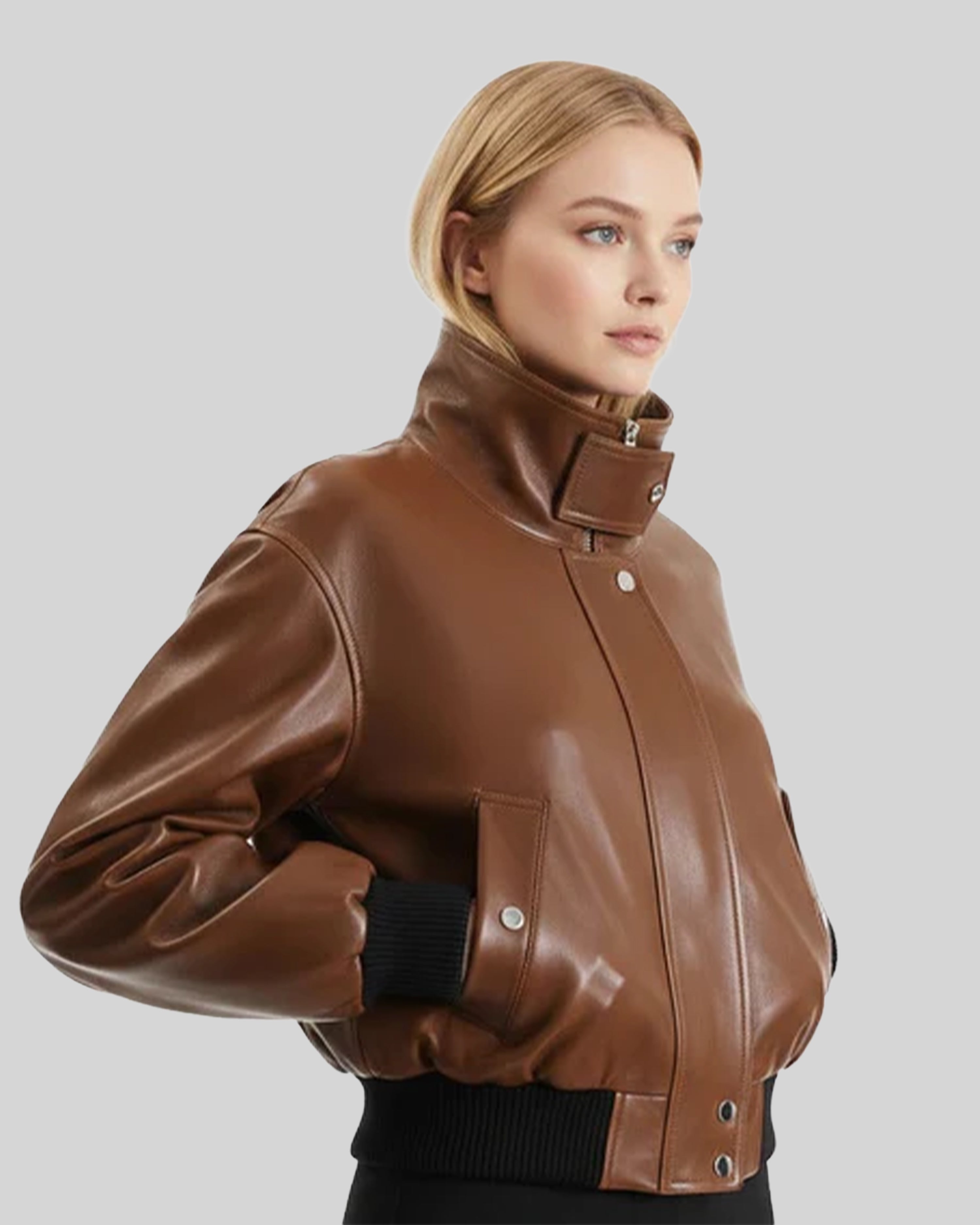 Scarlette Cropped Bomber Jacket