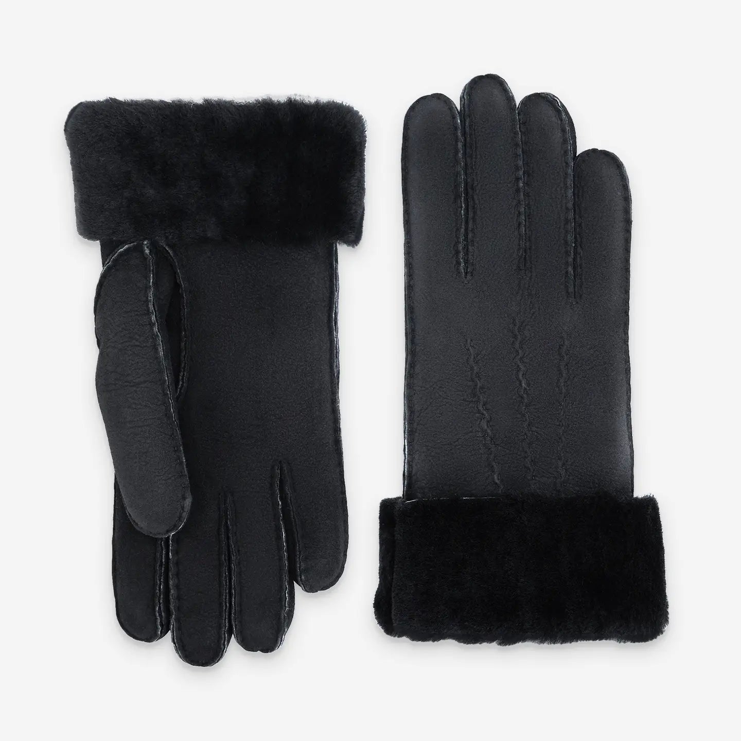 gloves in sheepskin-turned-leather (merino)