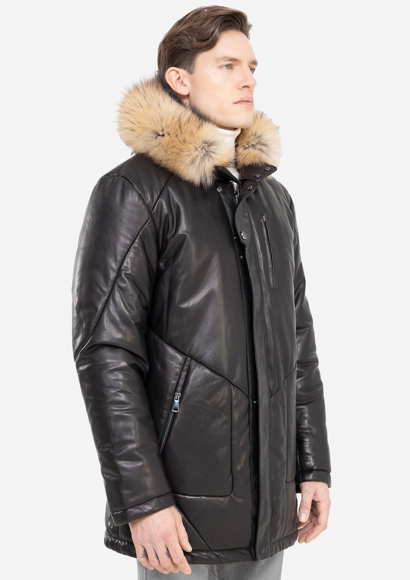 Frank Leather Parka