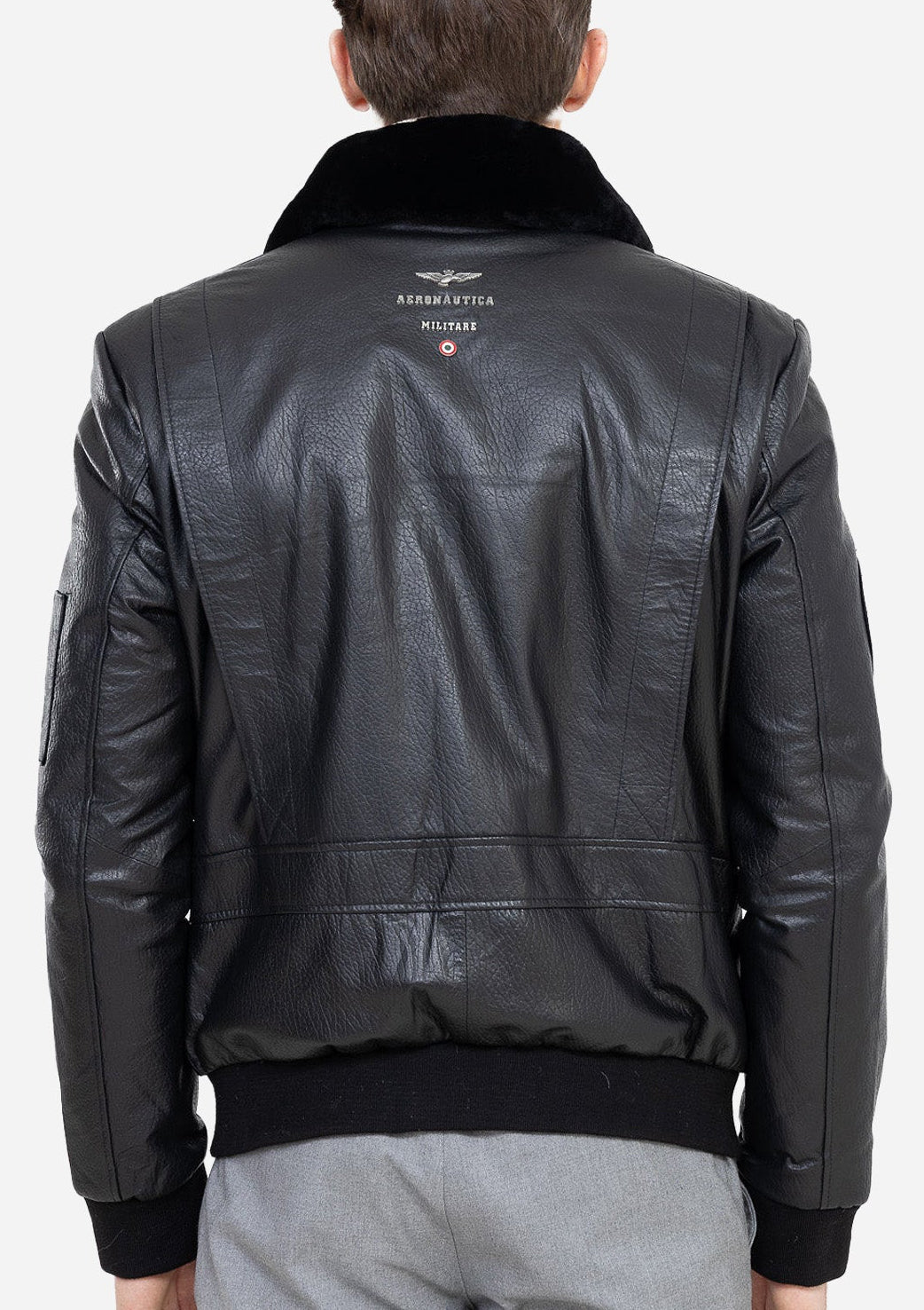 THOM AVIATOR WITH REMOVABLE SHEARLING COLLAR