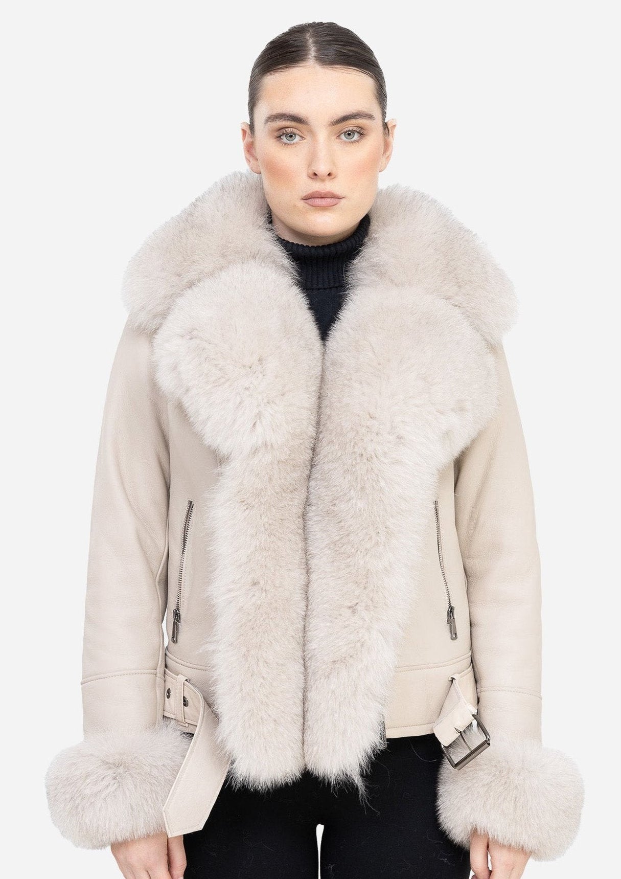Bella Genuine l Shearling Jacket