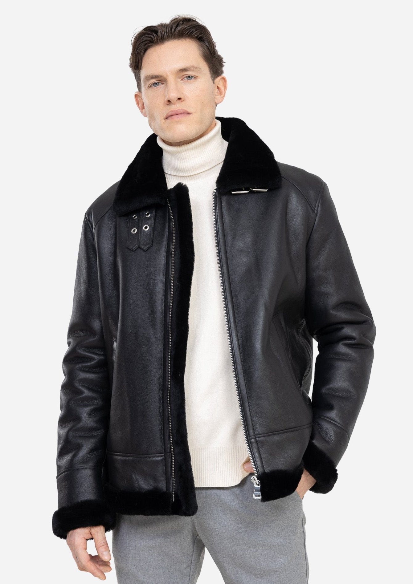 PILOT MEN'S SHEARLING JACKET