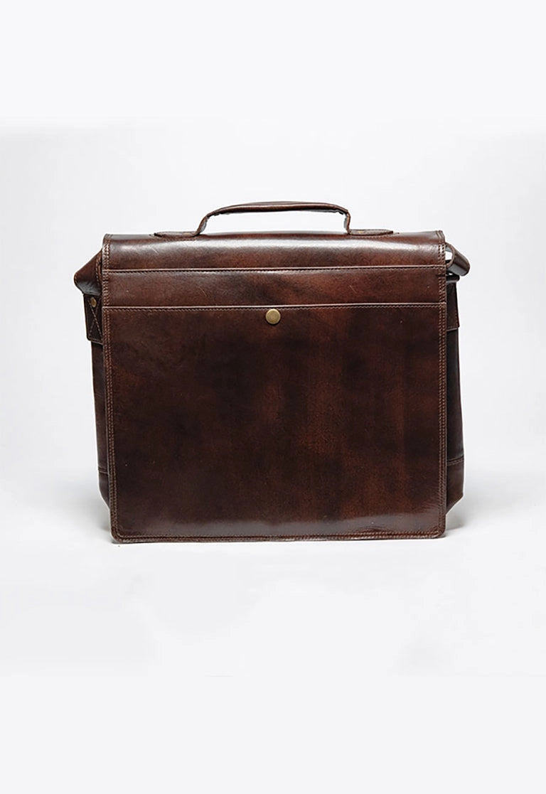 Coarse Leather Messenger Bag 2.0