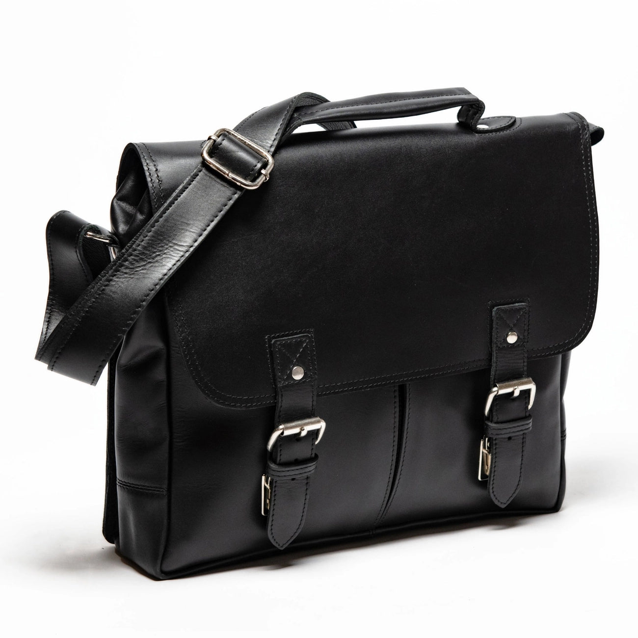 Coarse Leather Messenger Bag 2.0