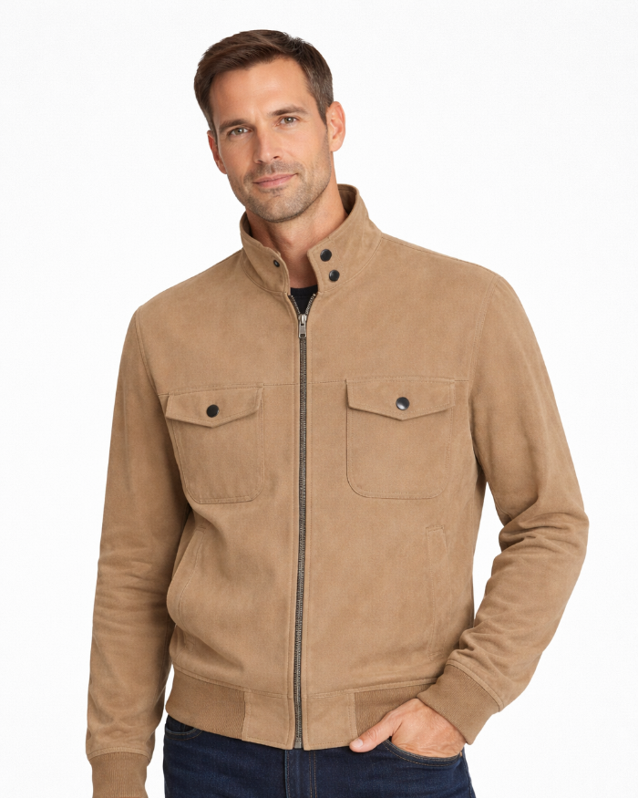 Harrington Suede Jacket