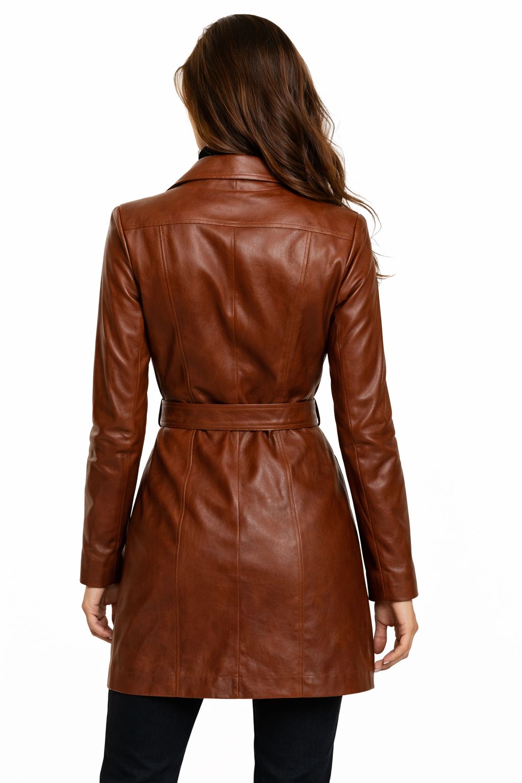 Anastasia Leather Trench