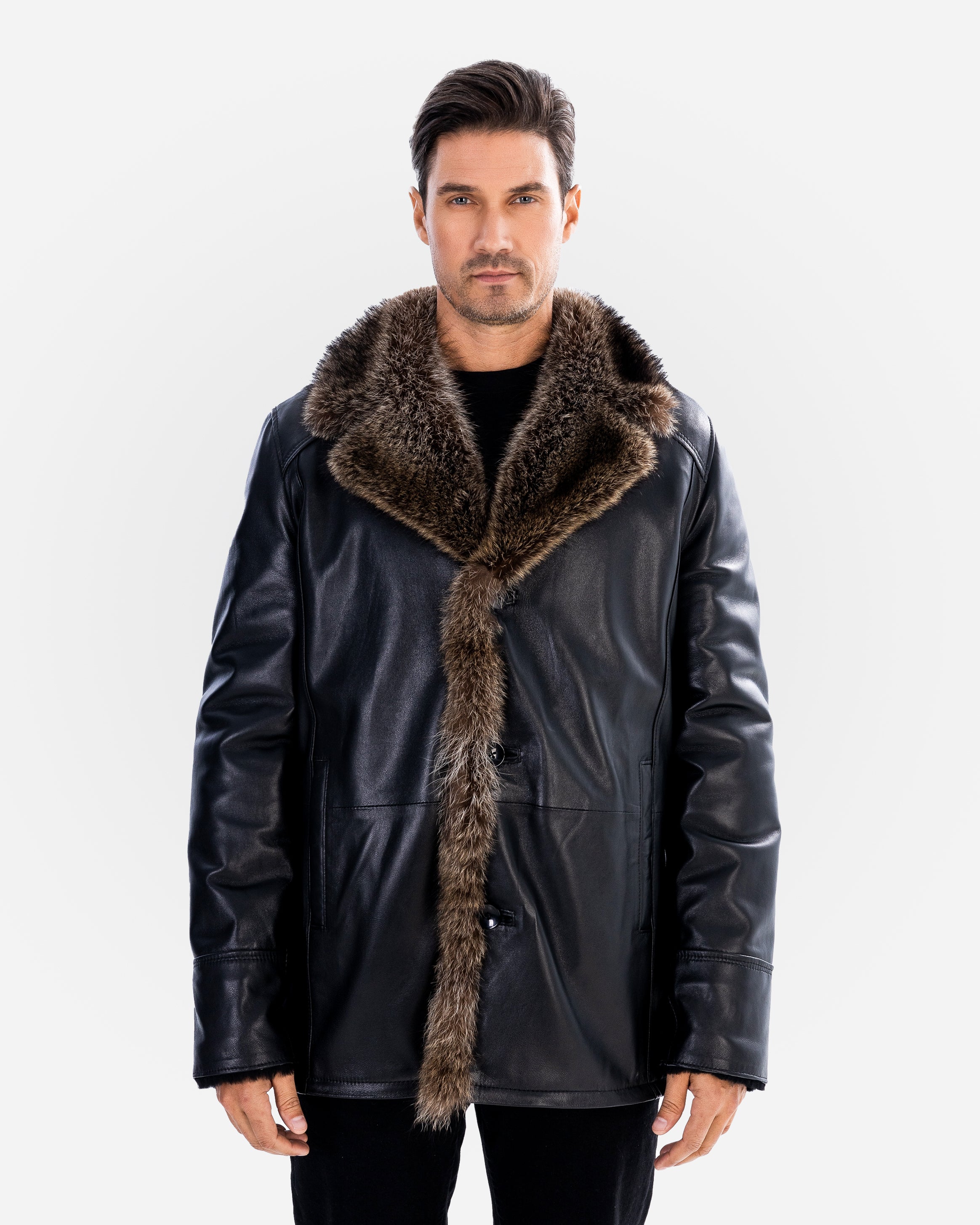 BRAD MEN'S SHEARLING JACKET