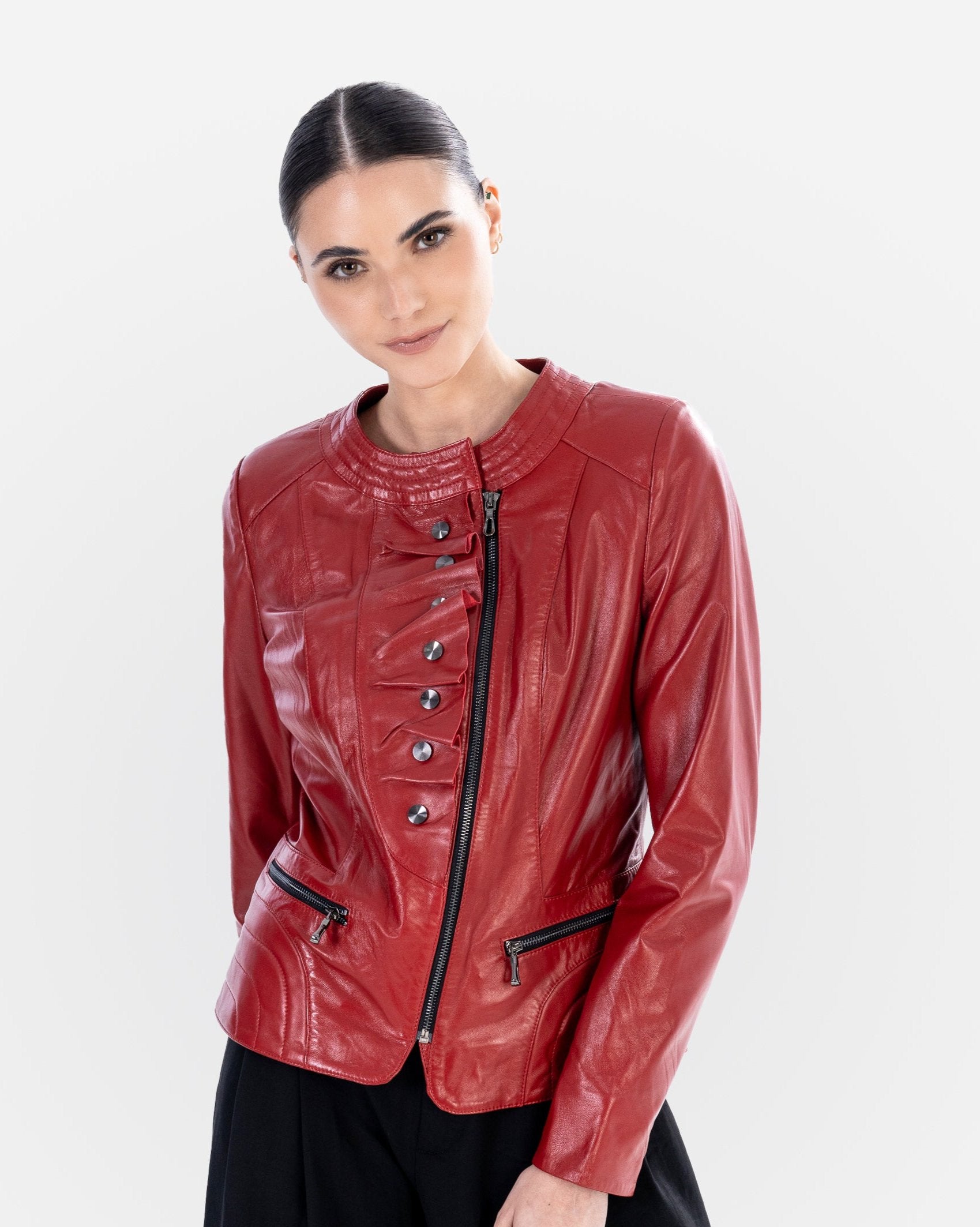 Veste en cuir Natalia