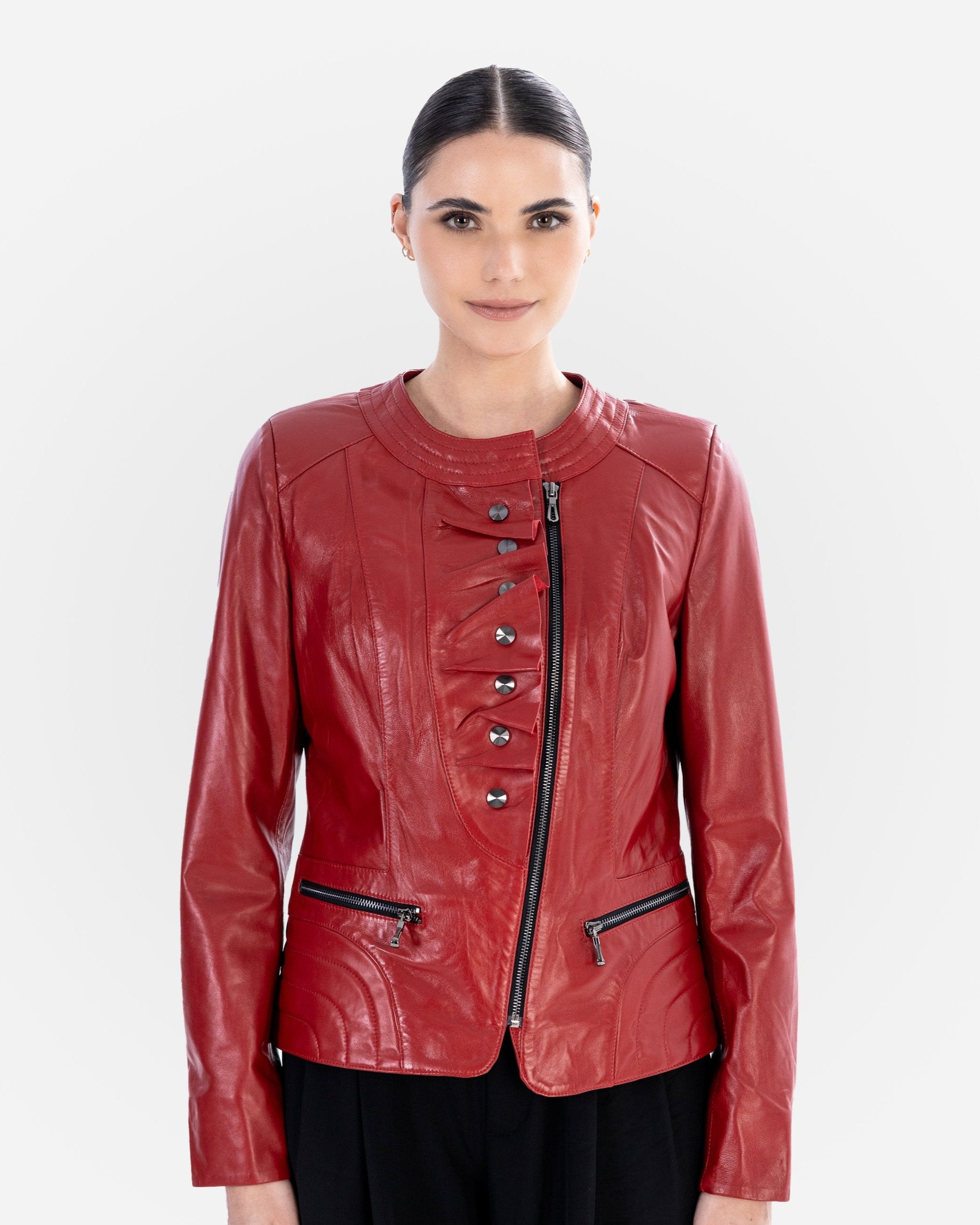 Veste en cuir Natalia