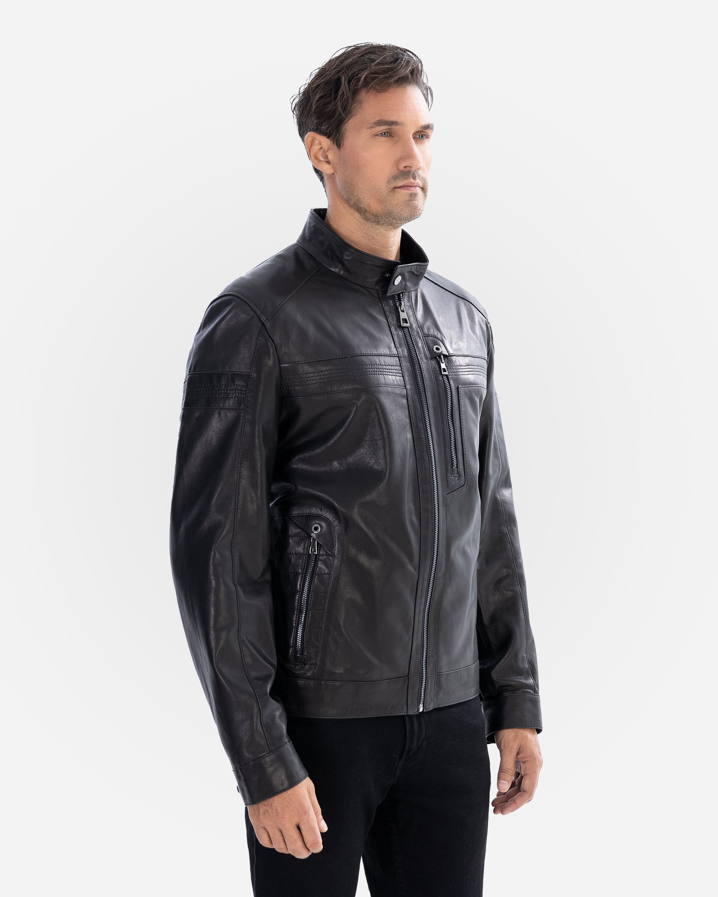 Veste en cuir Verri
