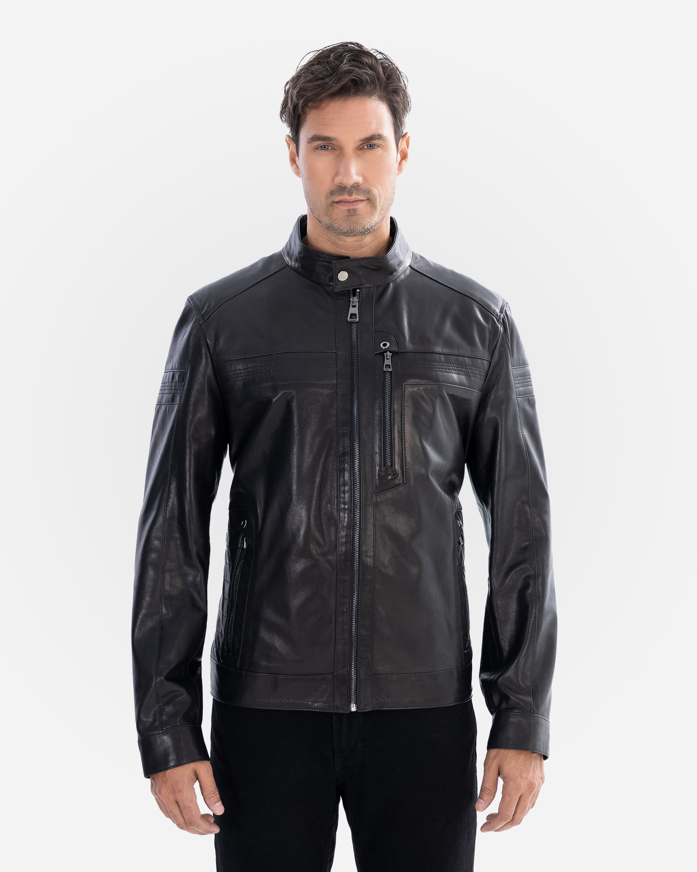 Veste en cuir Verri