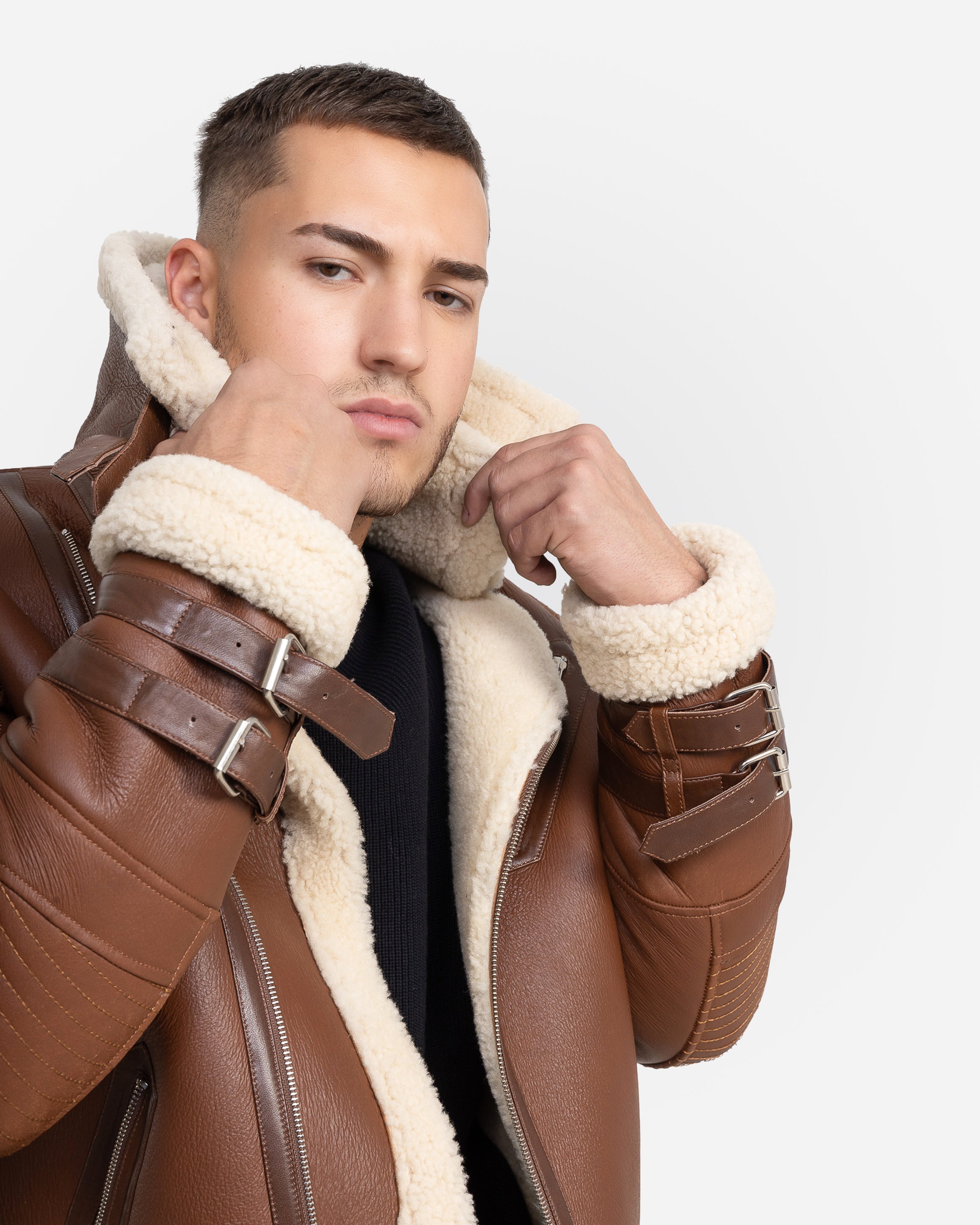 Veste en peau de mouton Markus