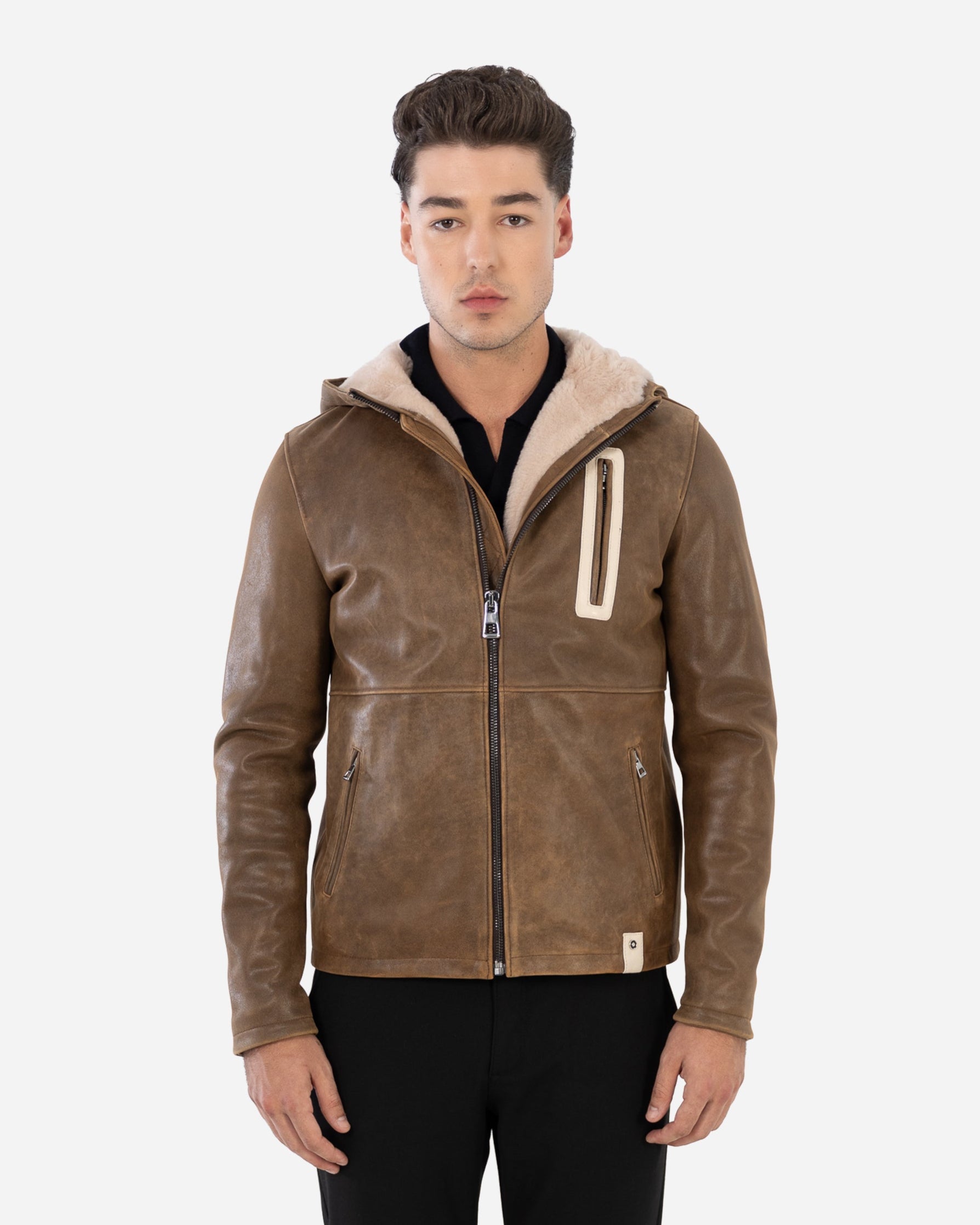 Philippe shearling-lined Leather Jacket