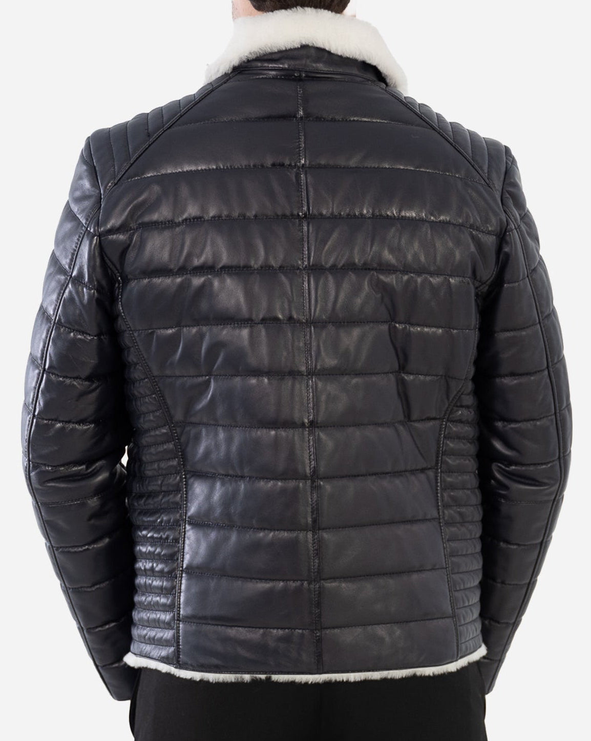 Veste en peau lainée Justing