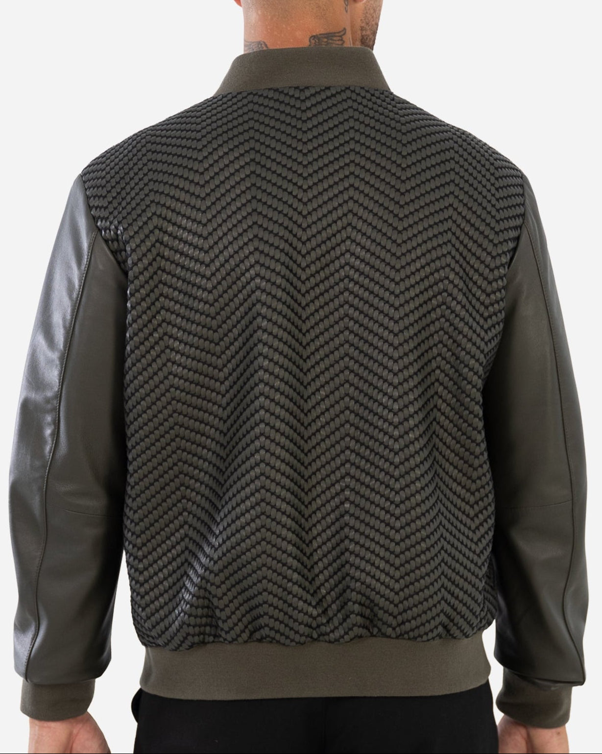 Blouson aviateur en cuir Logan