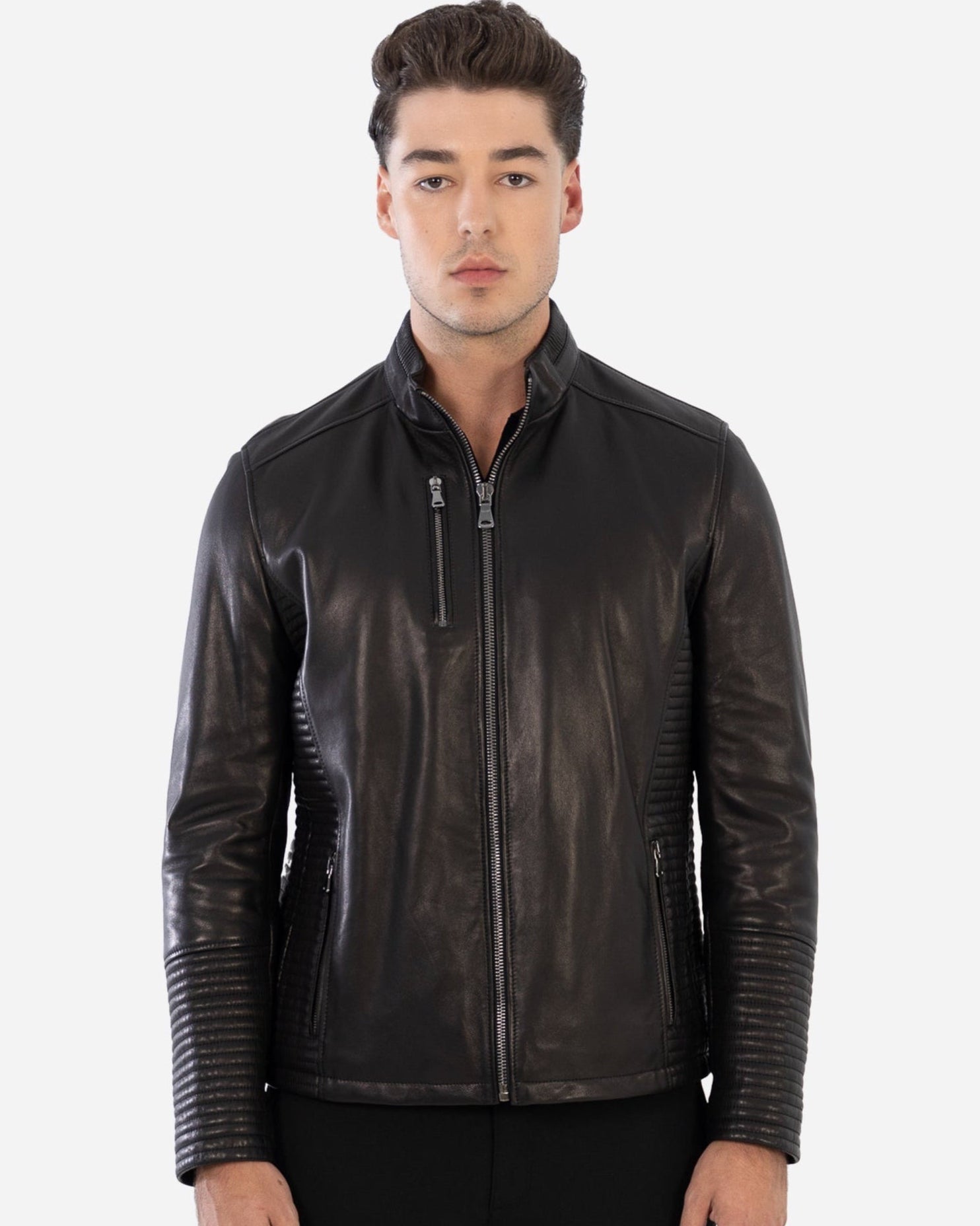 Veste en cuir Jasper