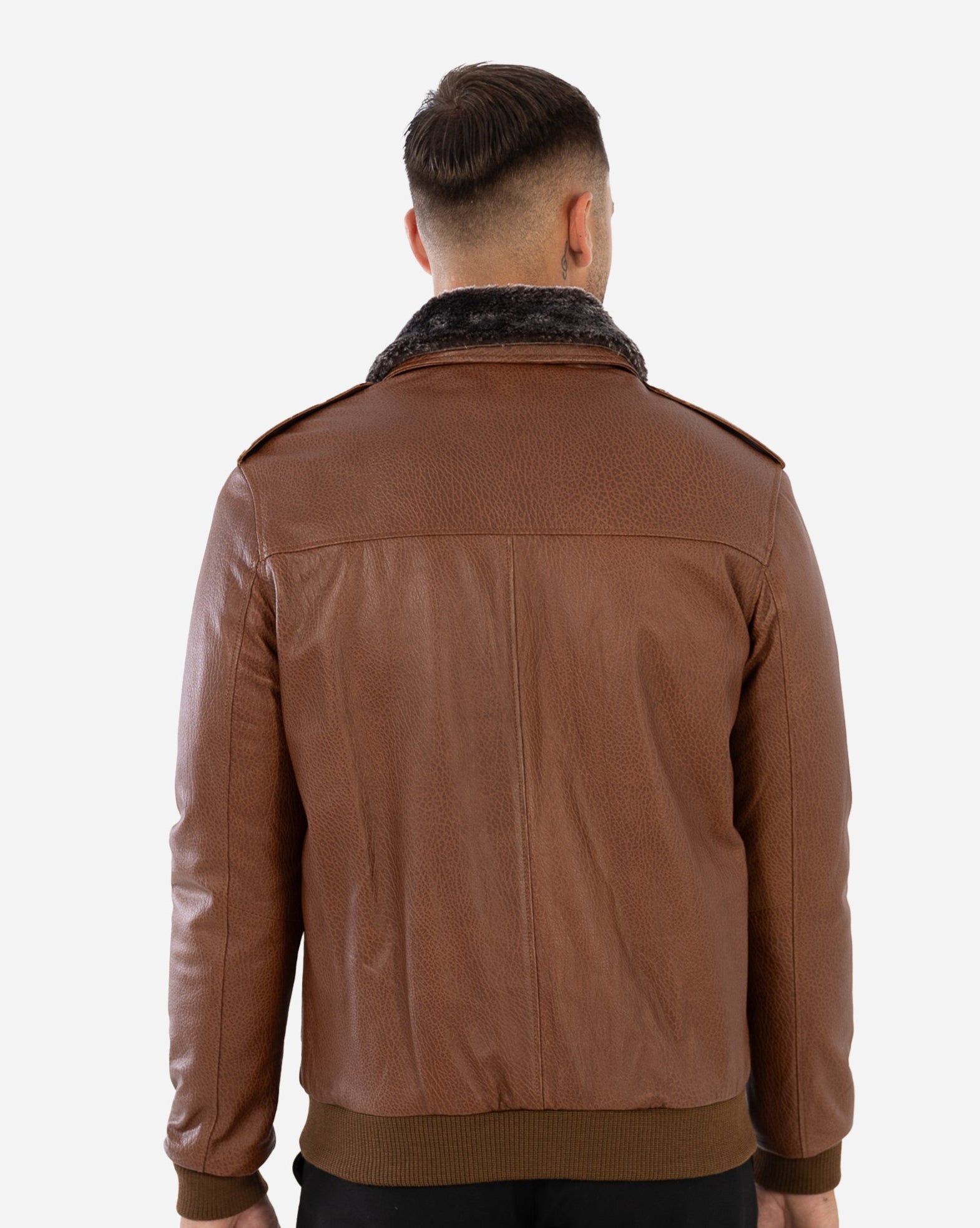 Wilder aviator leather jacket
