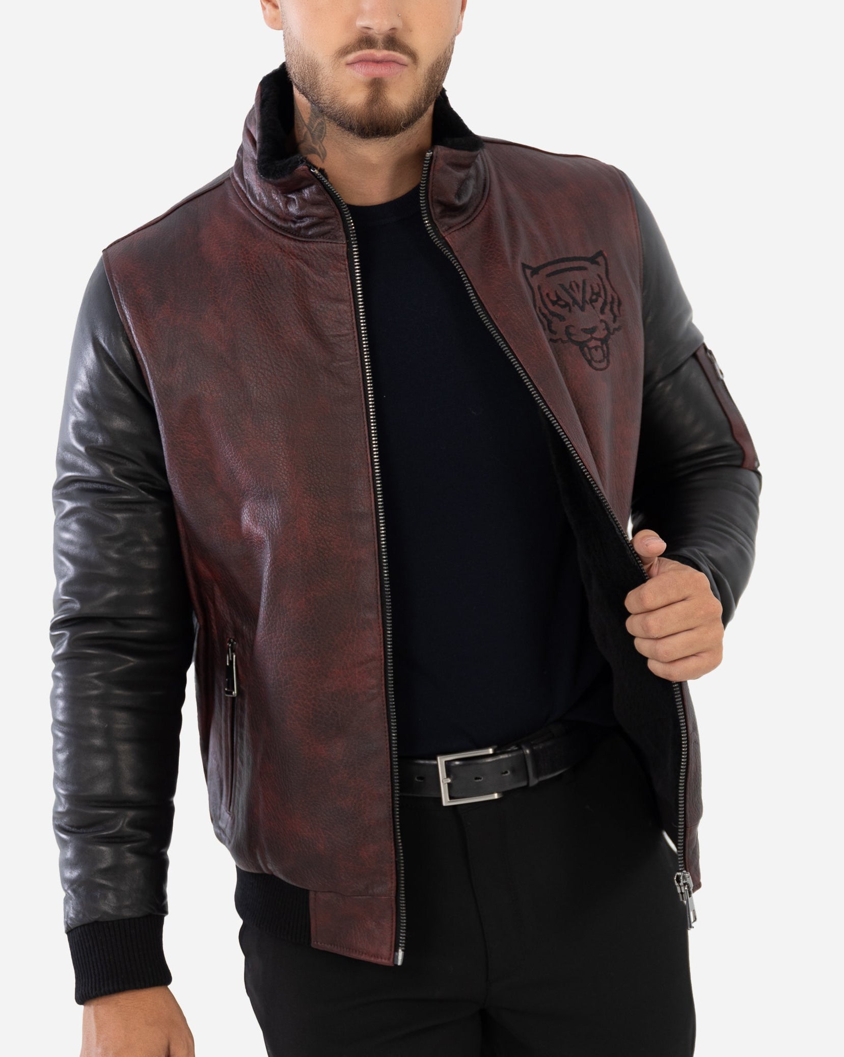 Elio Sheepskin Leather Jacket
