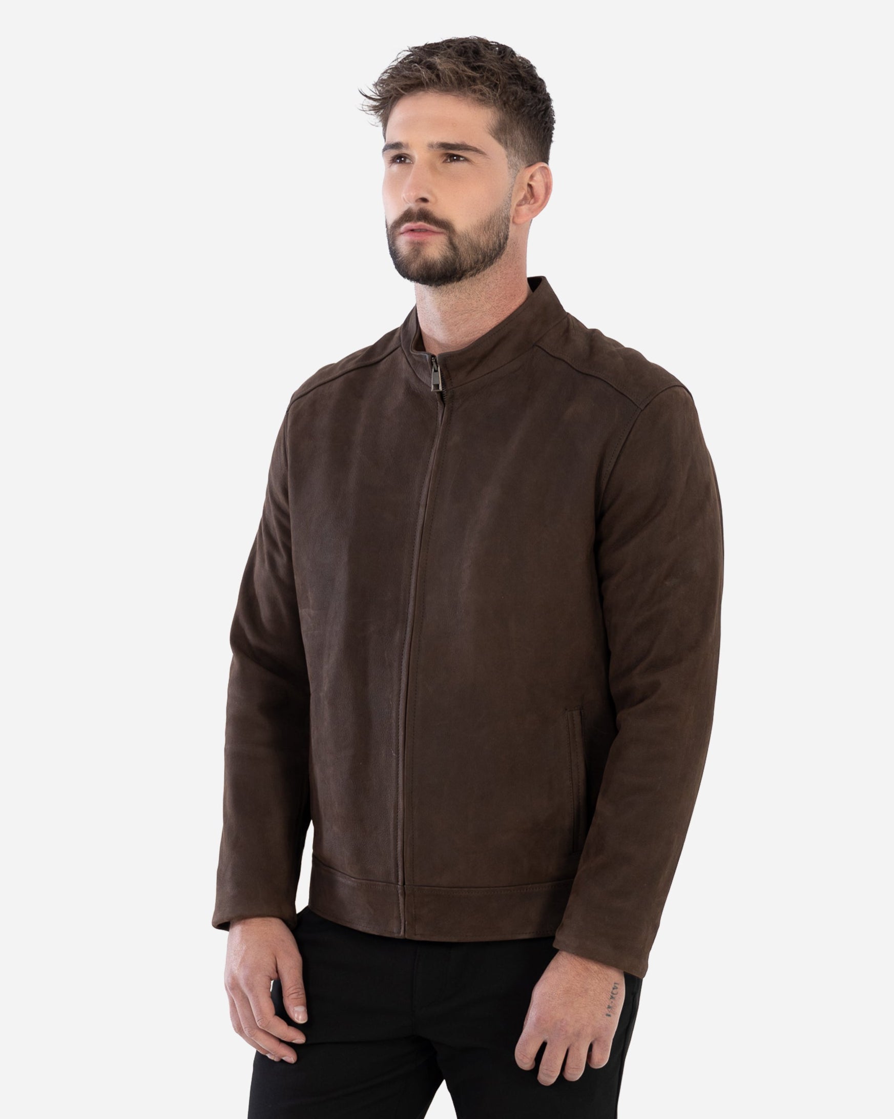 TYLER JACKET IN NUBUCK