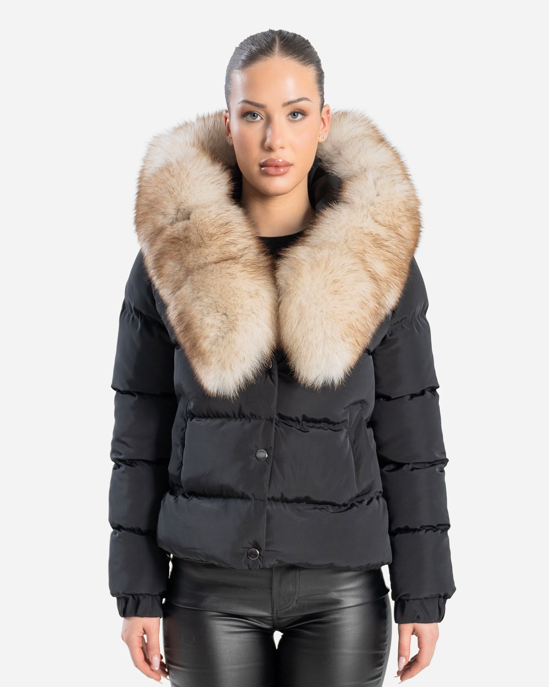 Eddy Down Puffer with removable Natural Fur