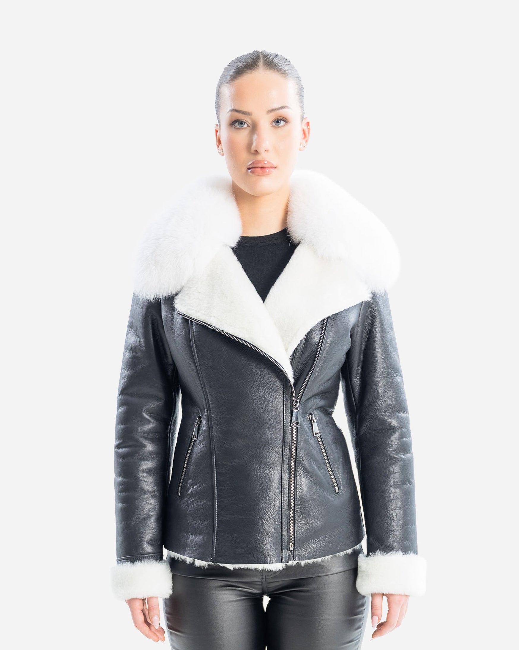 Aliciya Real Shearling -Fox Jacket
