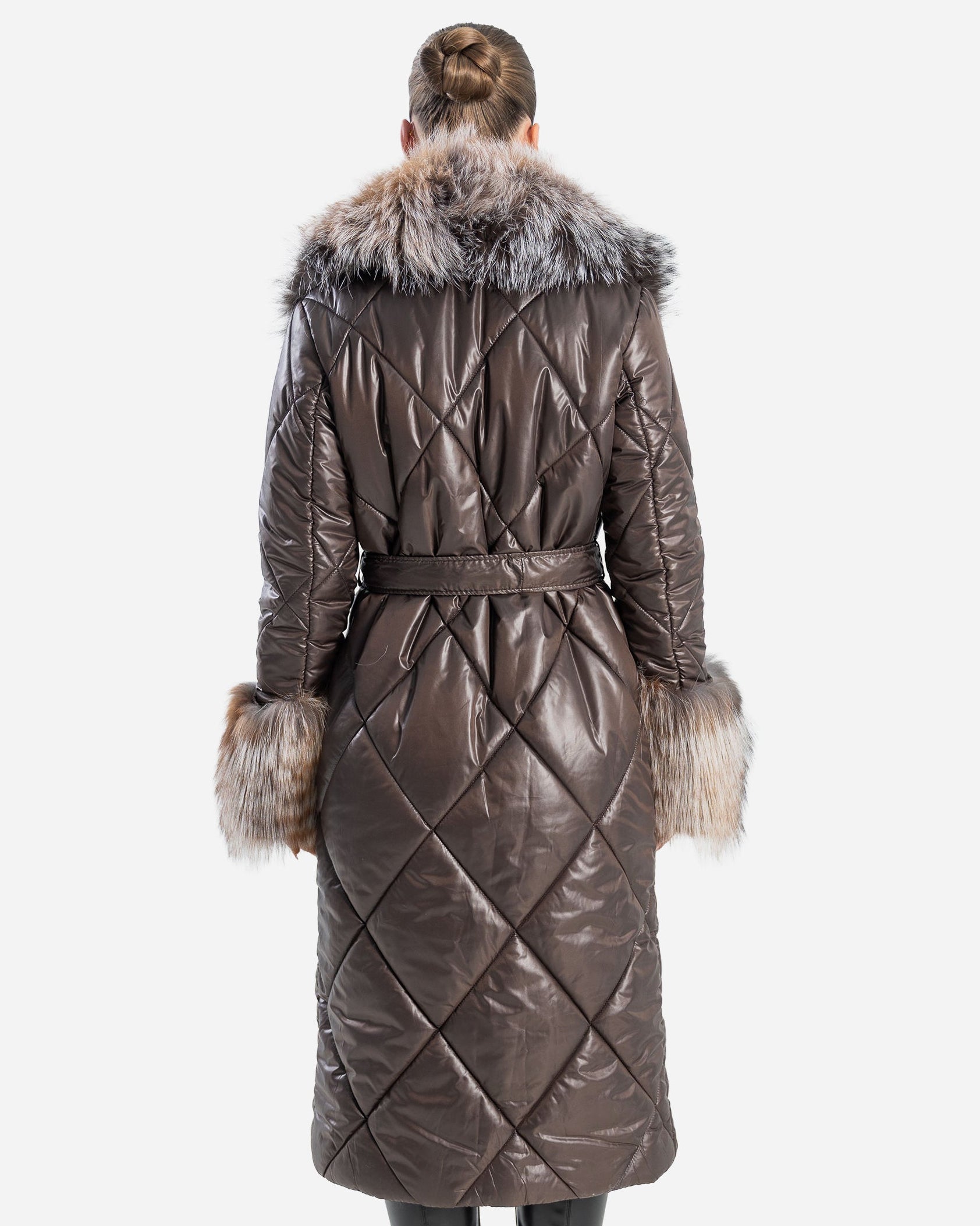 Aura Women's Winter Coat with Natural Fur