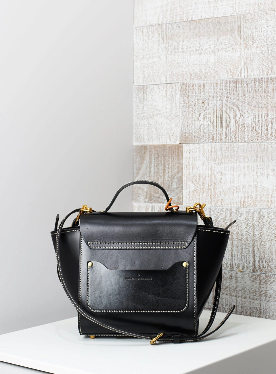 Vive Classic Top Handle Satchel - Black