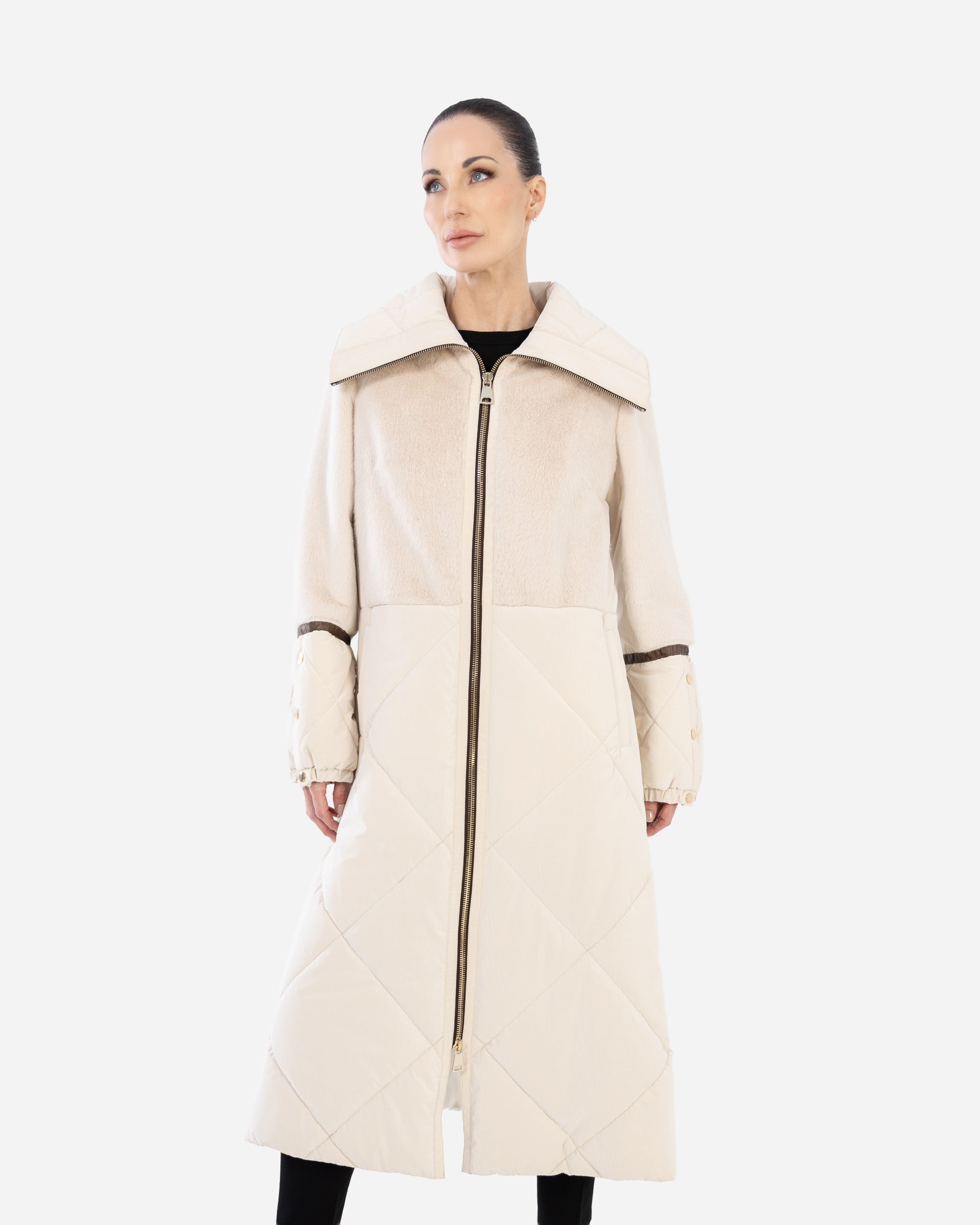 Lena Long Quilted Parka