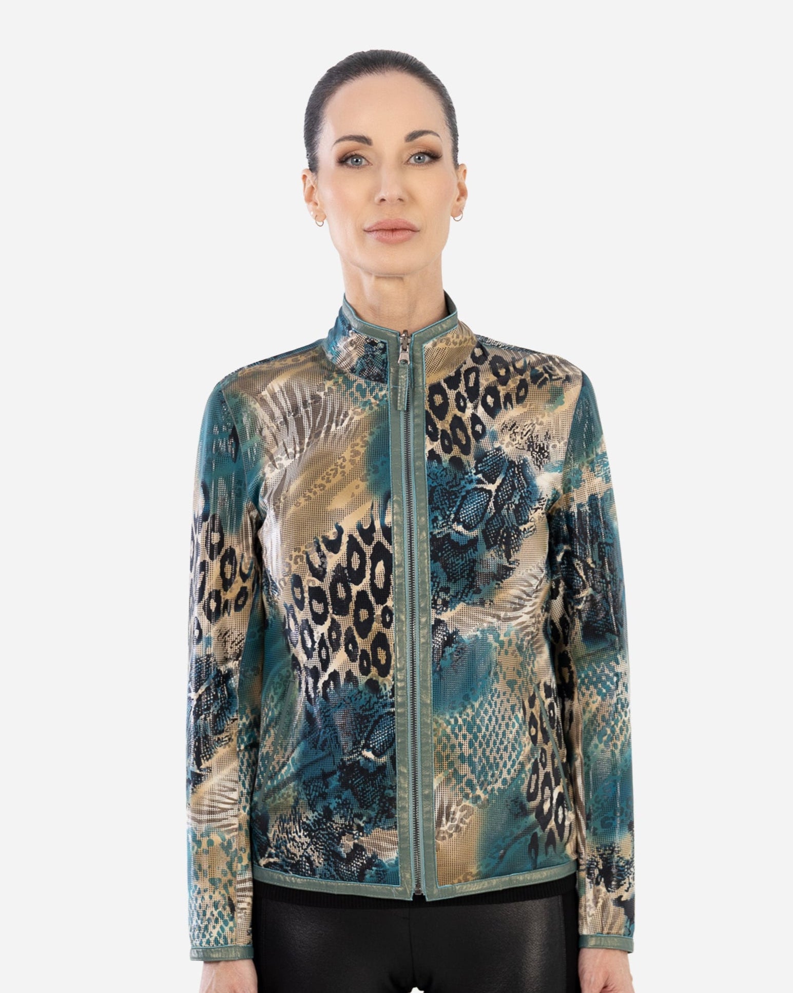 Rita reversible Leather Jacket