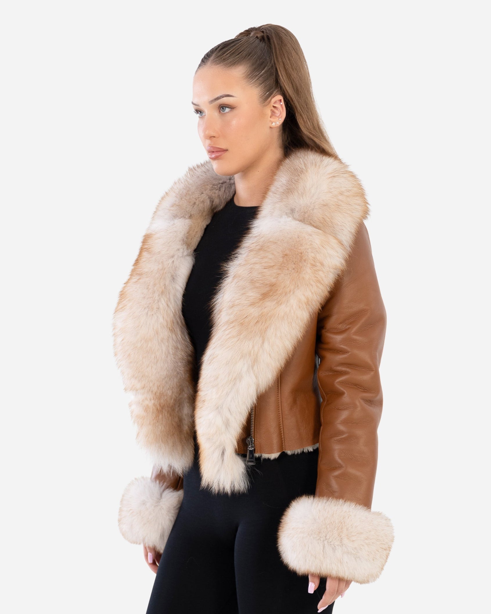 QUINN SHEARLING JACKET
