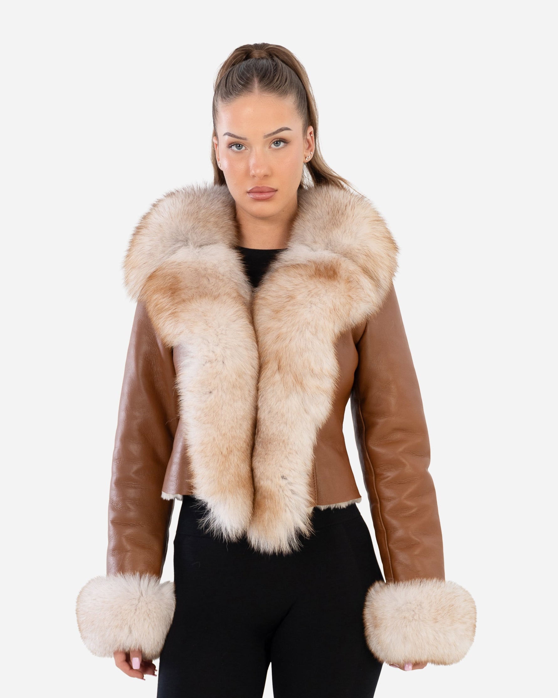 QUINN SHEARLING JACKET