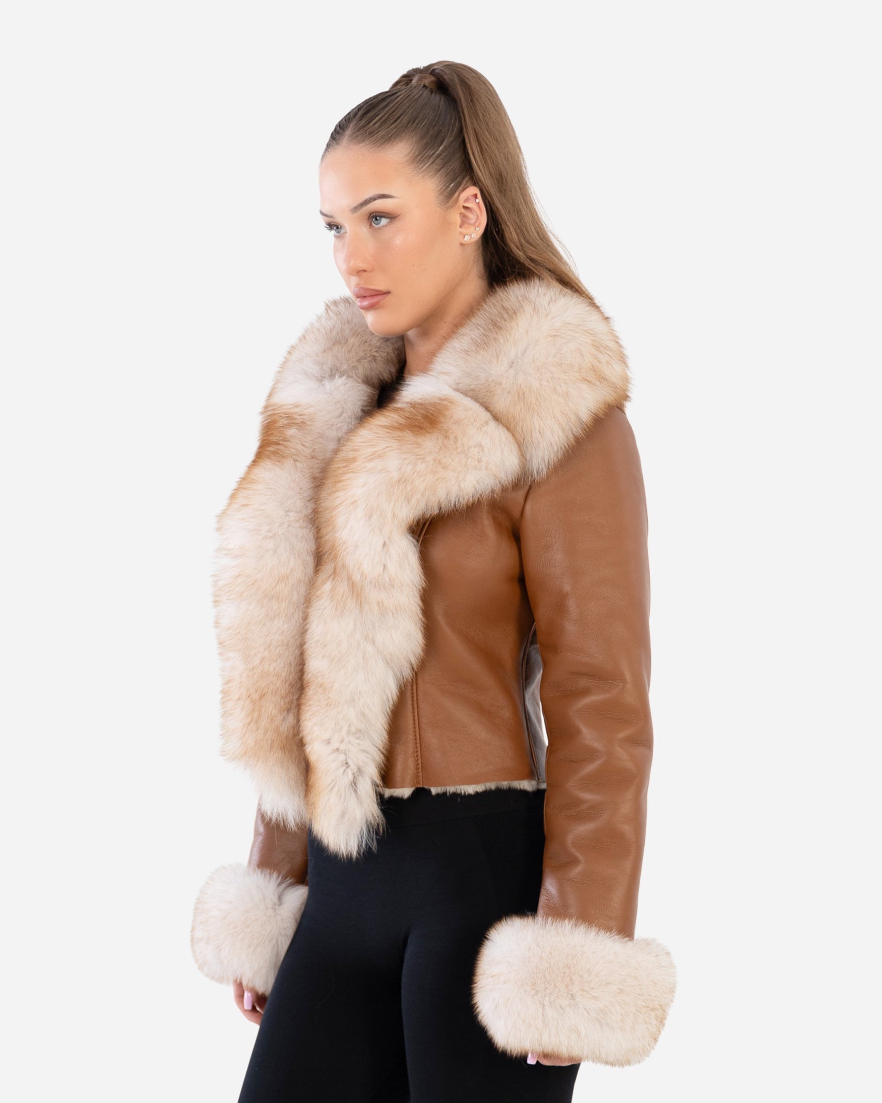 QUINN SHEARLING JACKET