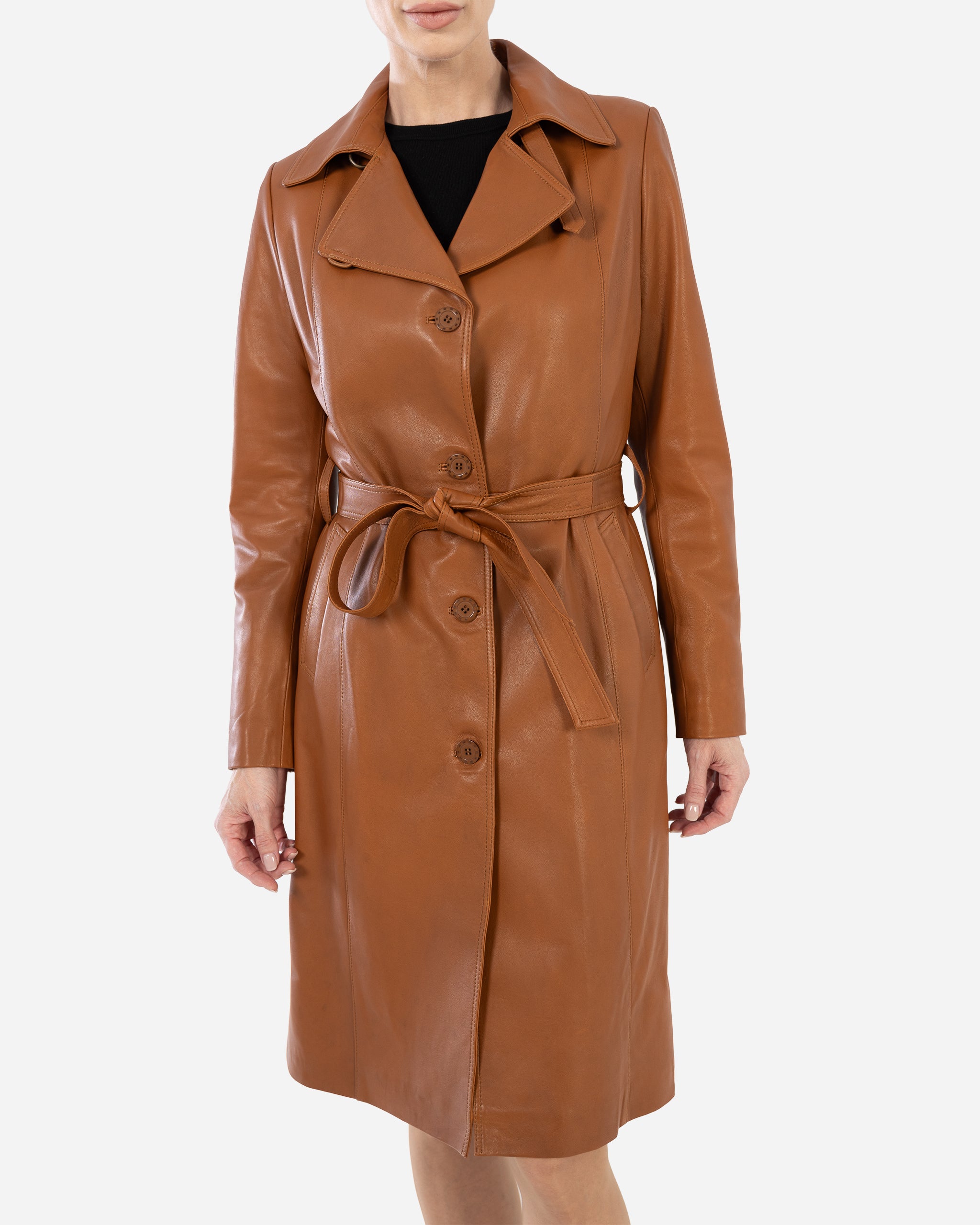 KASIA TRENCH COAT IN LAMBSKIN
