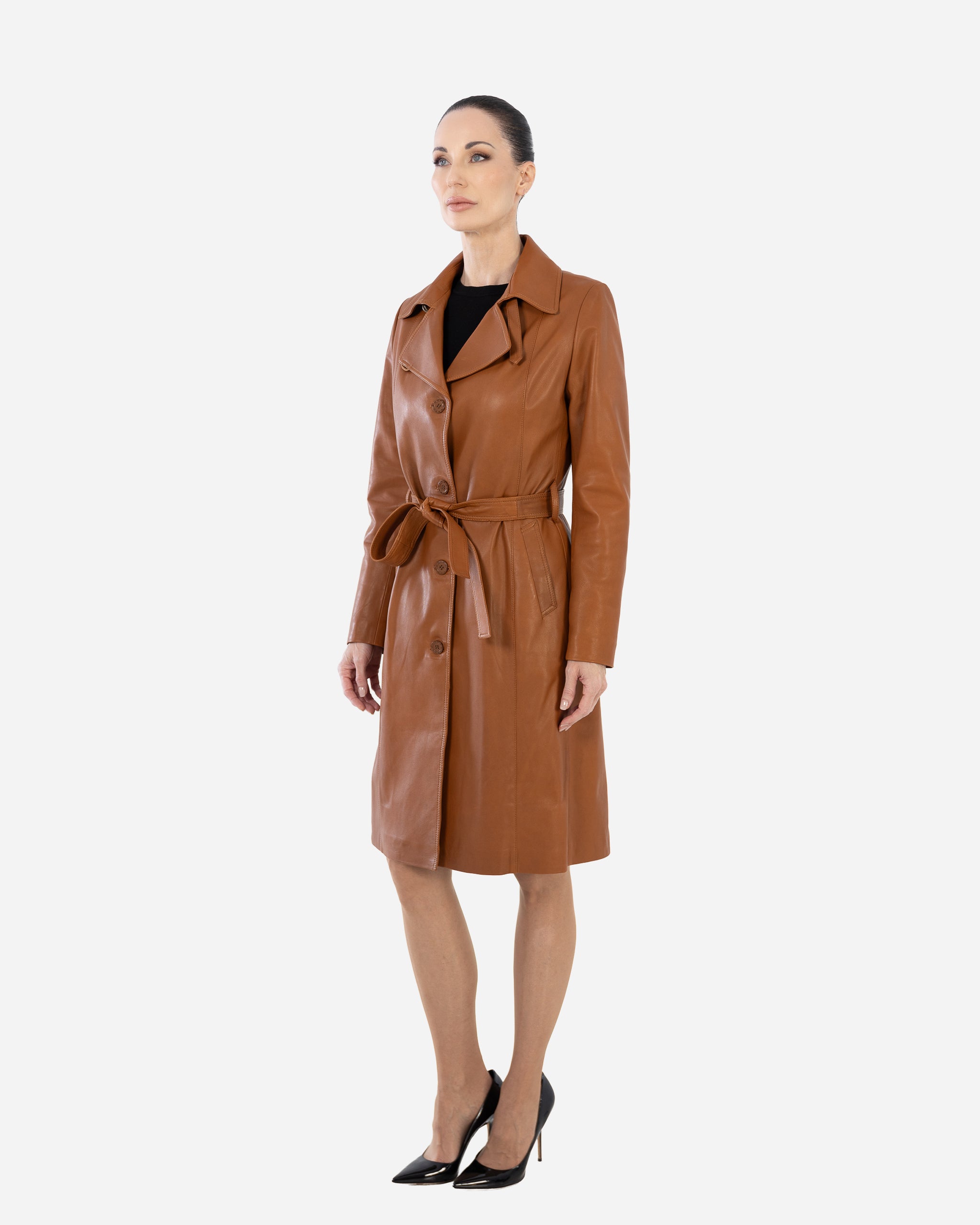 KASIA TRENCH COAT IN LAMBSKIN