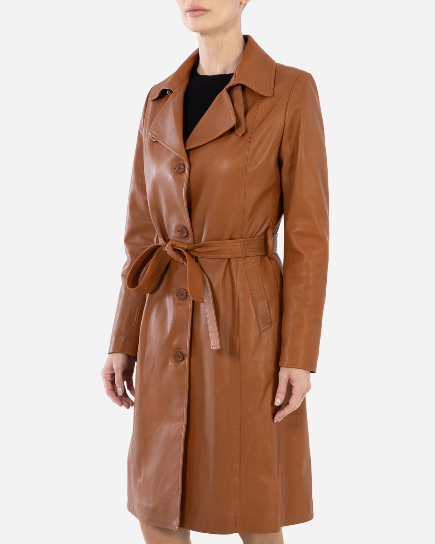 KASIA TRENCH COAT IN LAMBSKIN