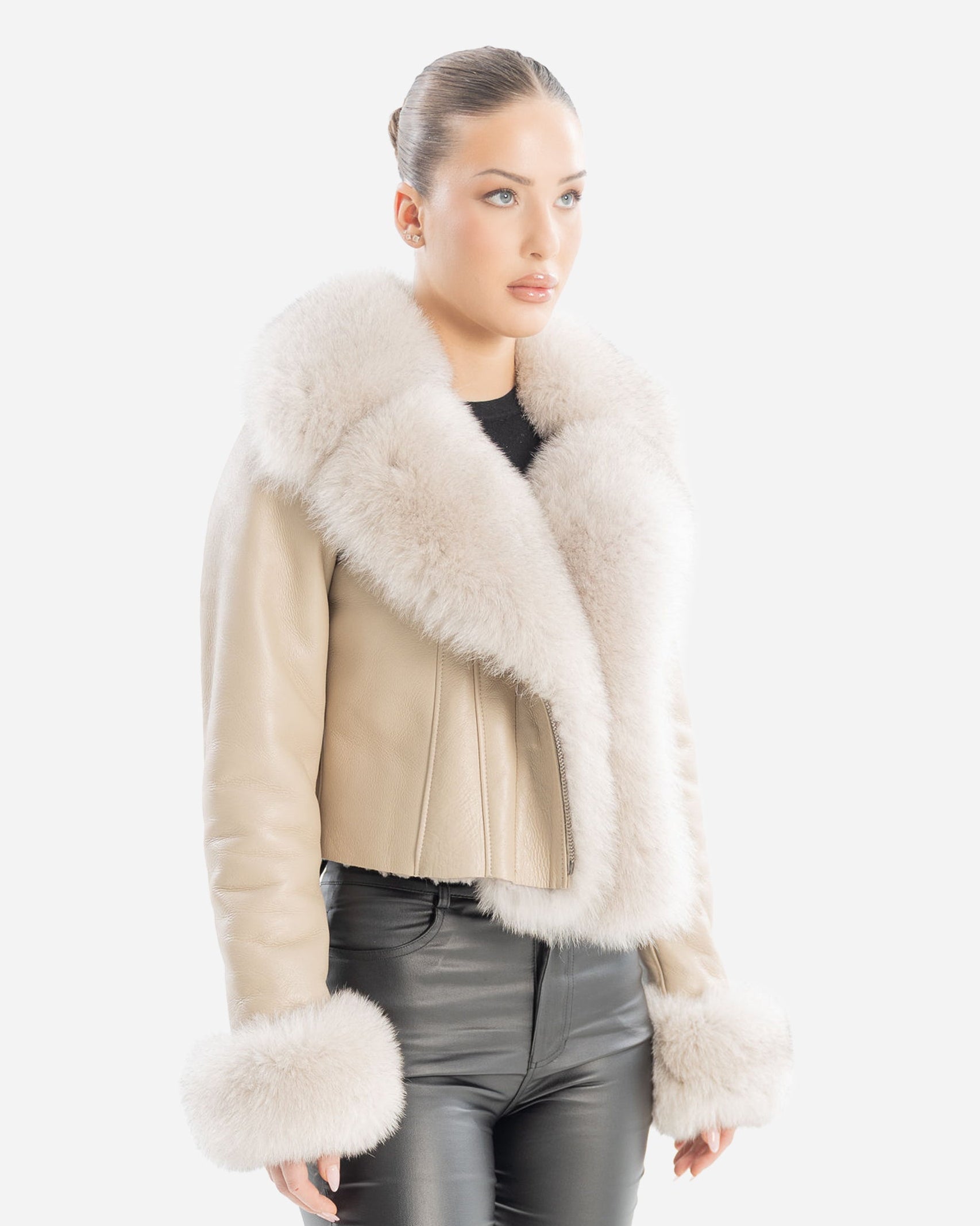 VESTE EN PEAU DE PEAU QUINN