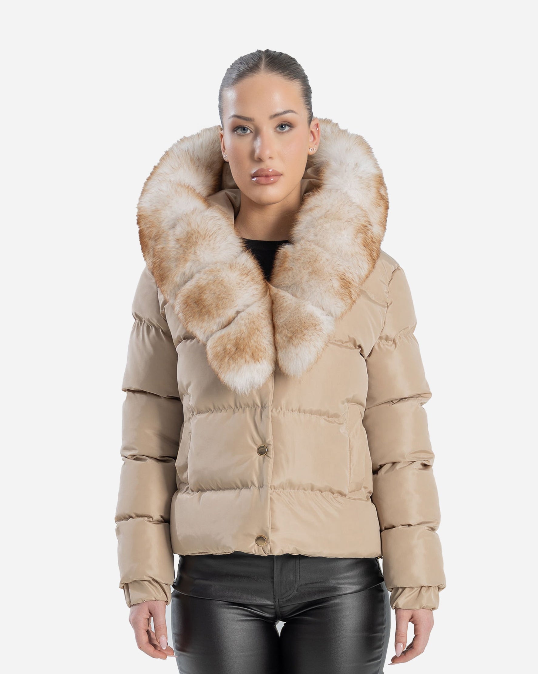 Eddy Down Puffer With Removable Natural Fur