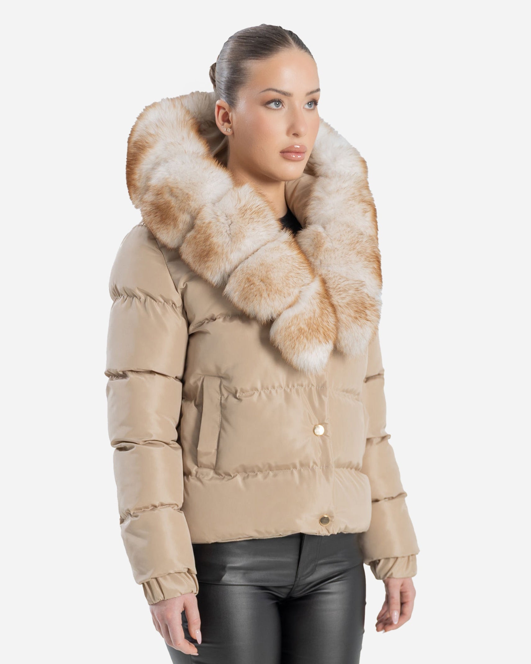 Eddy Down Puffer With Removable Natural Fur
