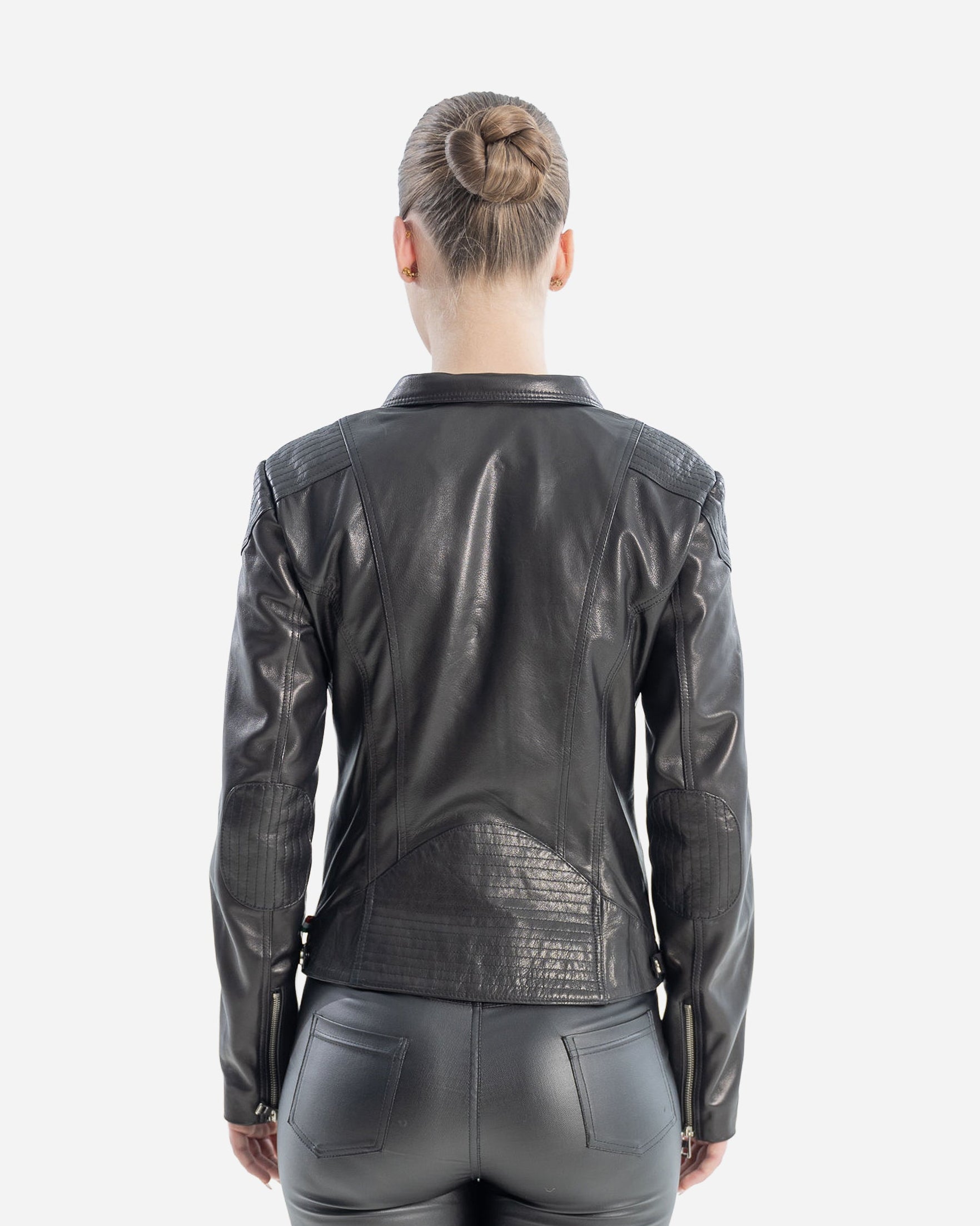 Alisa Biker Leather Jacket