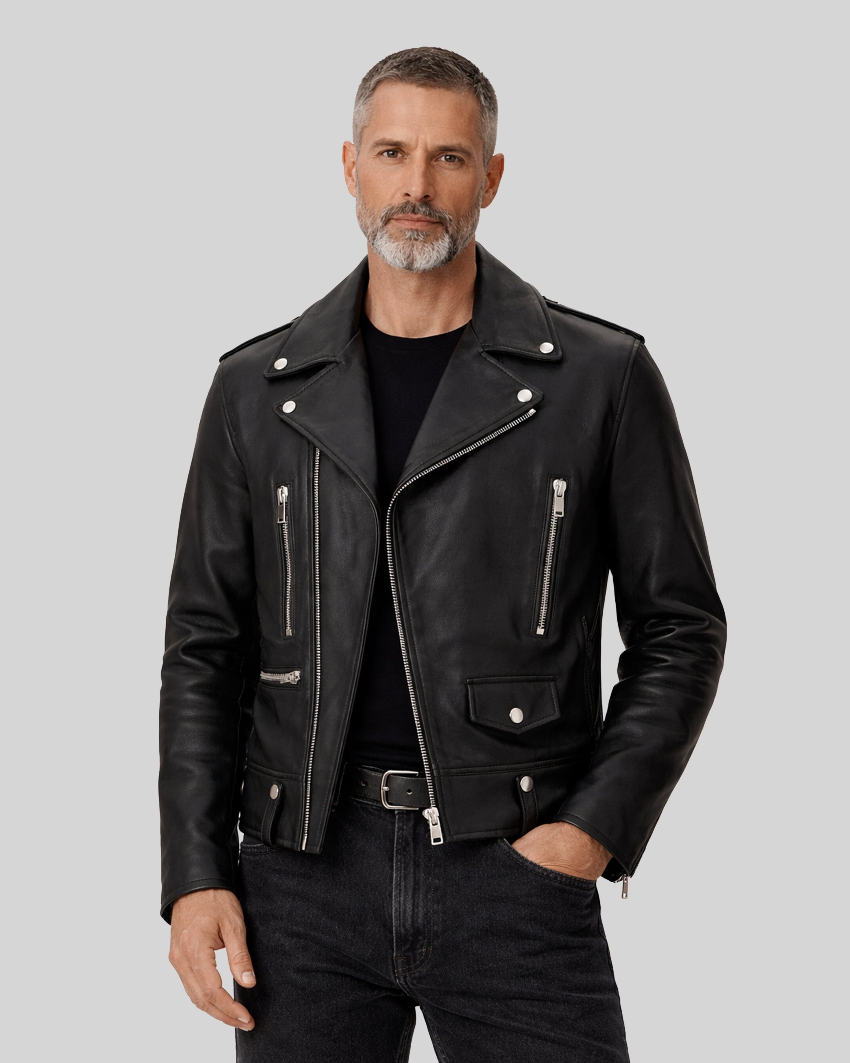 Tom Leather biker jacket
