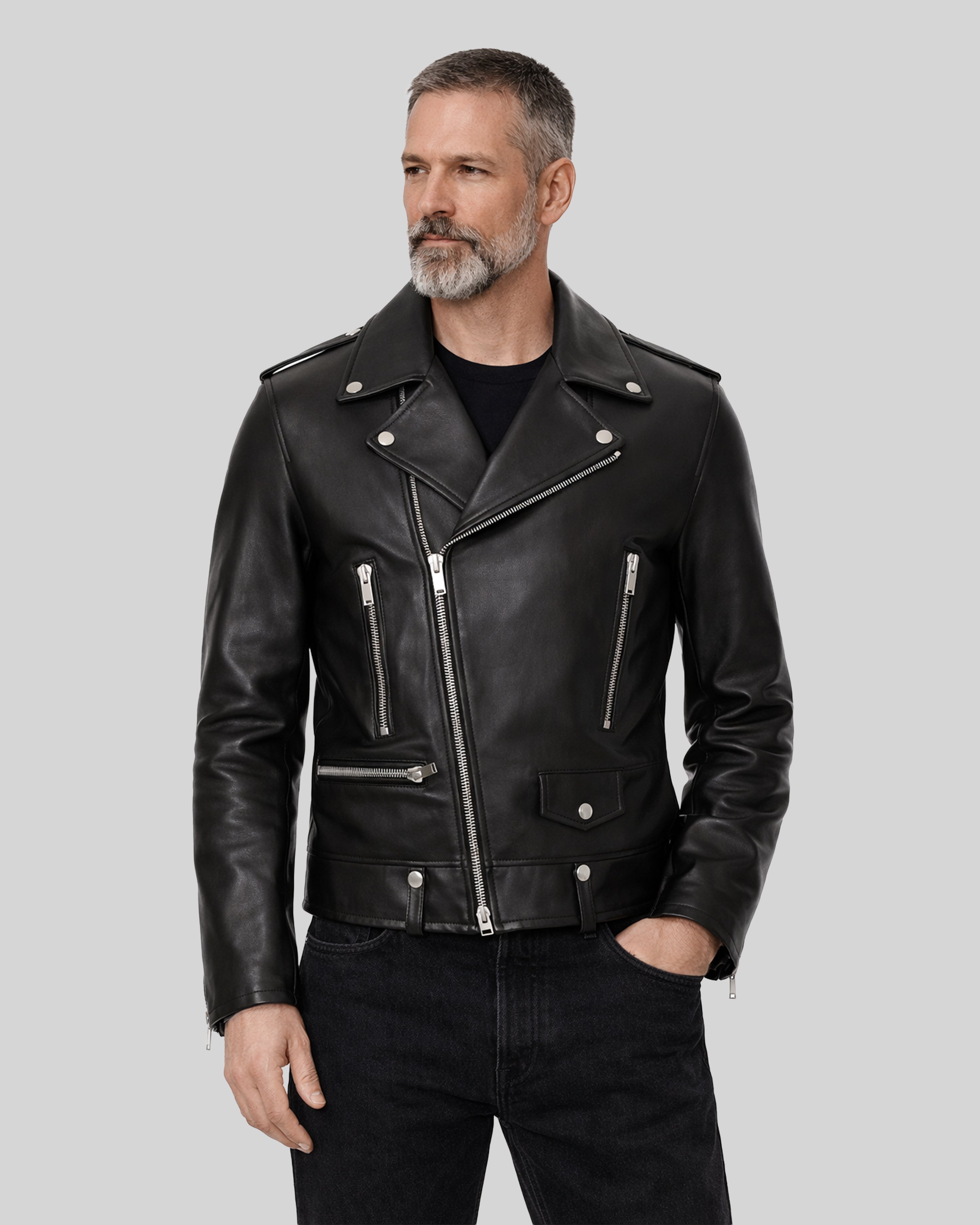 Tom Leather biker jacket