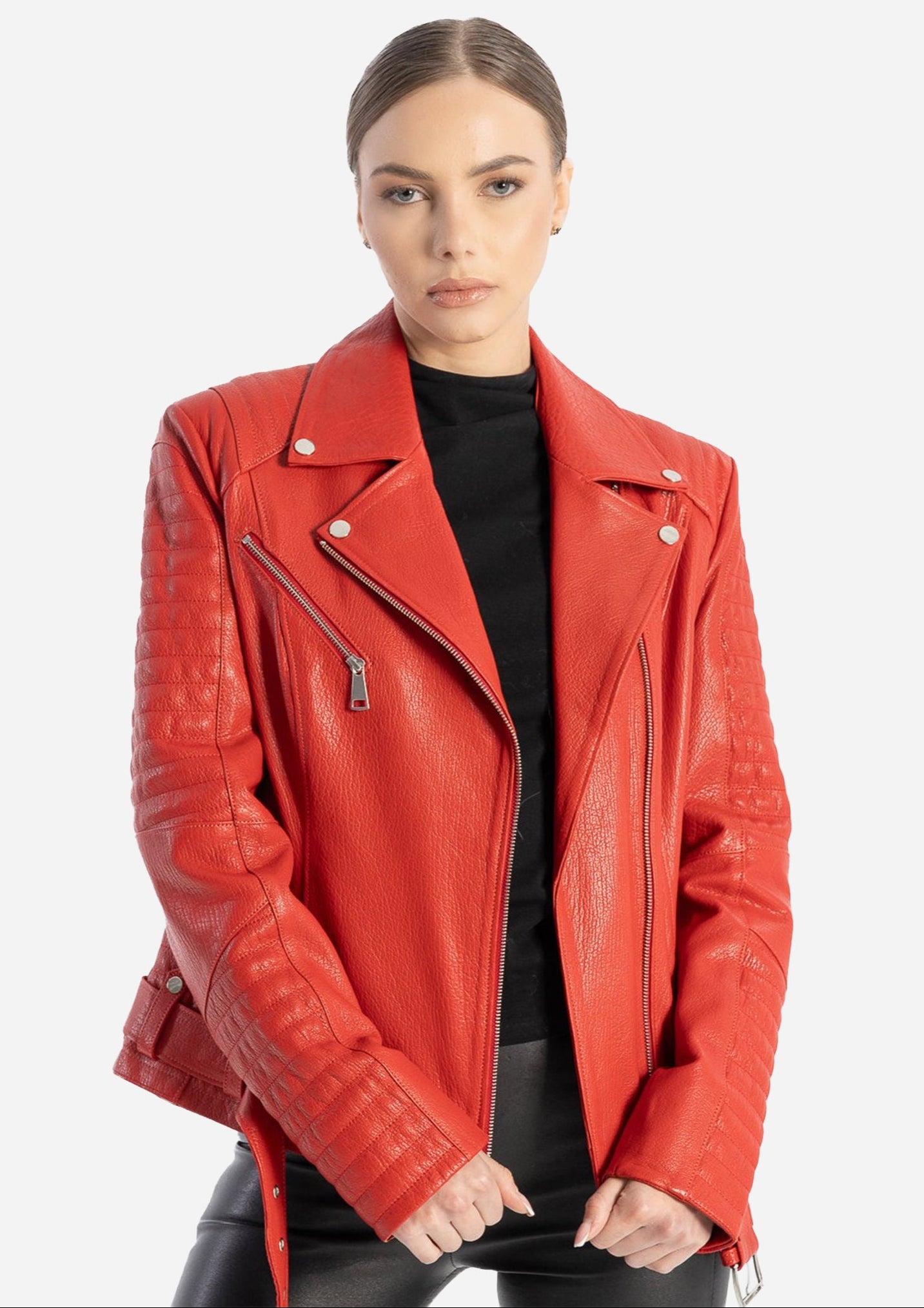 Kassandra Biker Leather Jacket