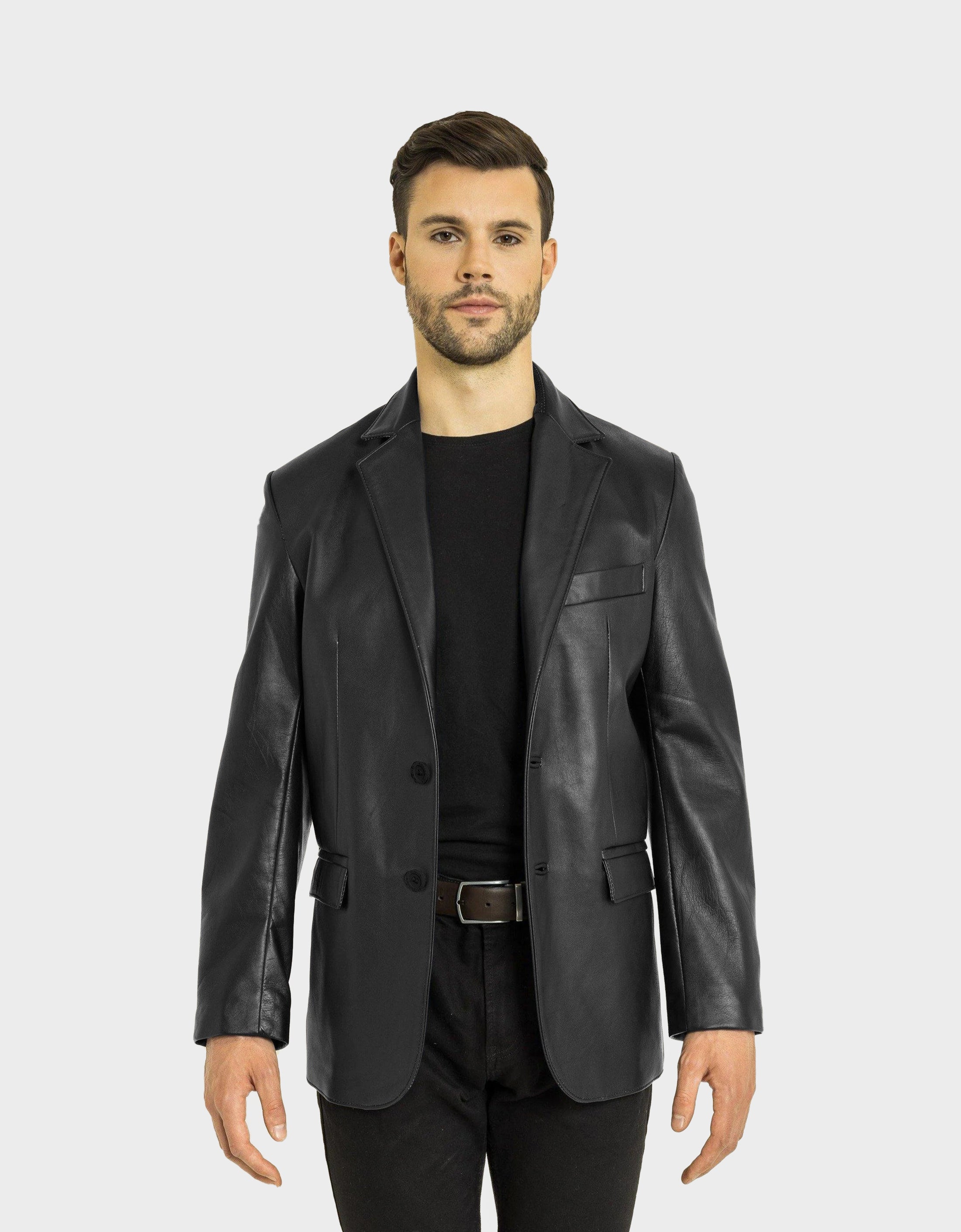 Veste en cuir Angelo