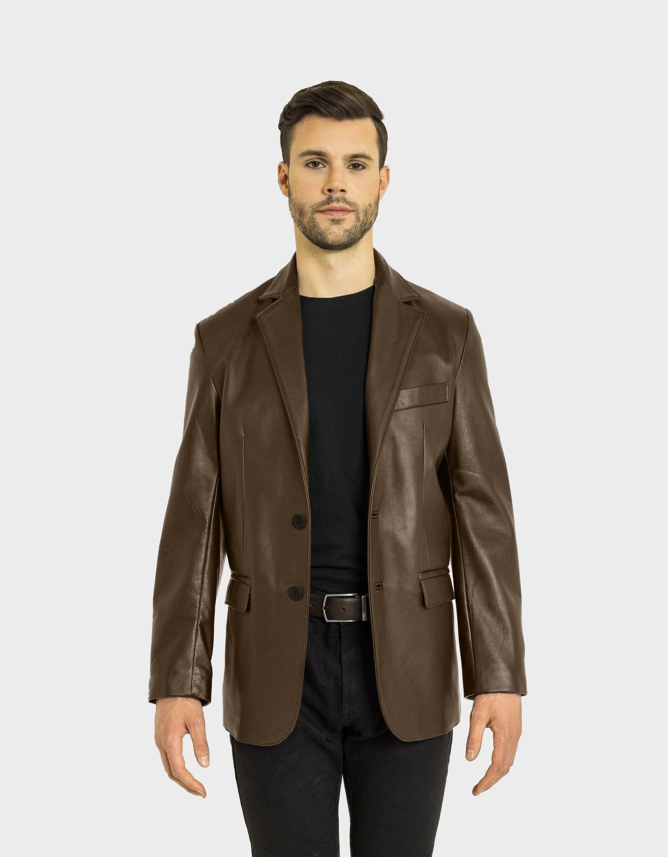 Veste en cuir Angelo