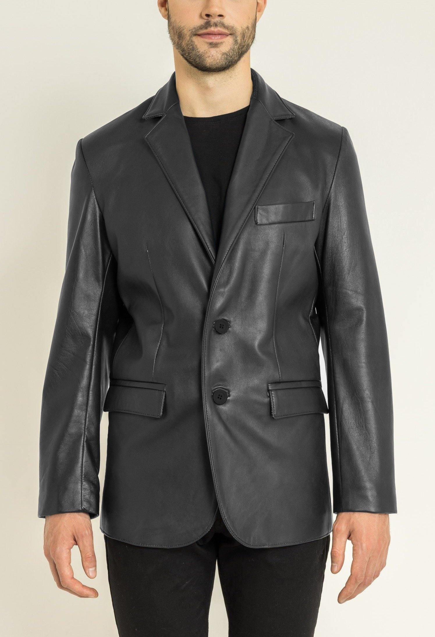Veste en cuir Angelo