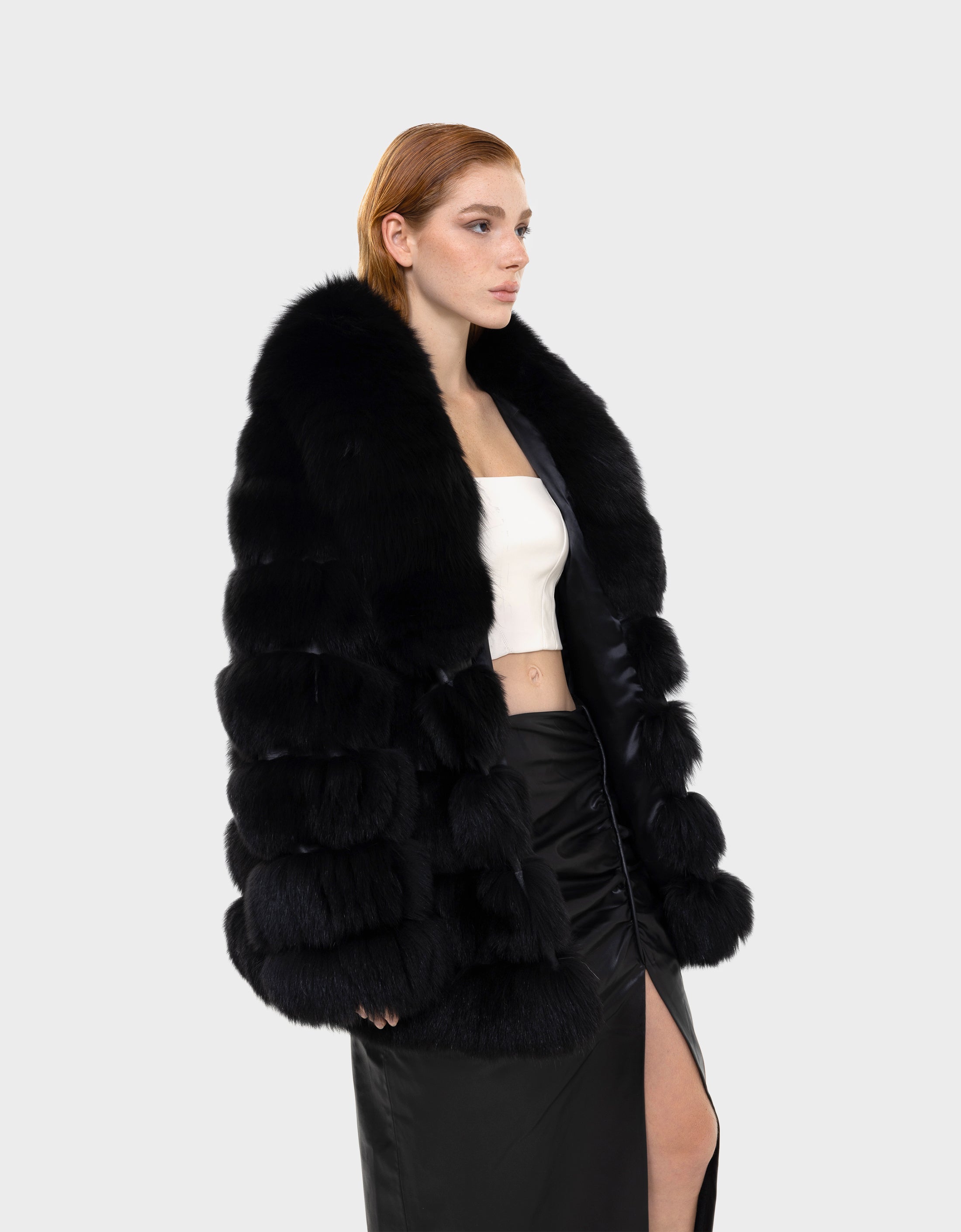 Alicent White Fox Jacket