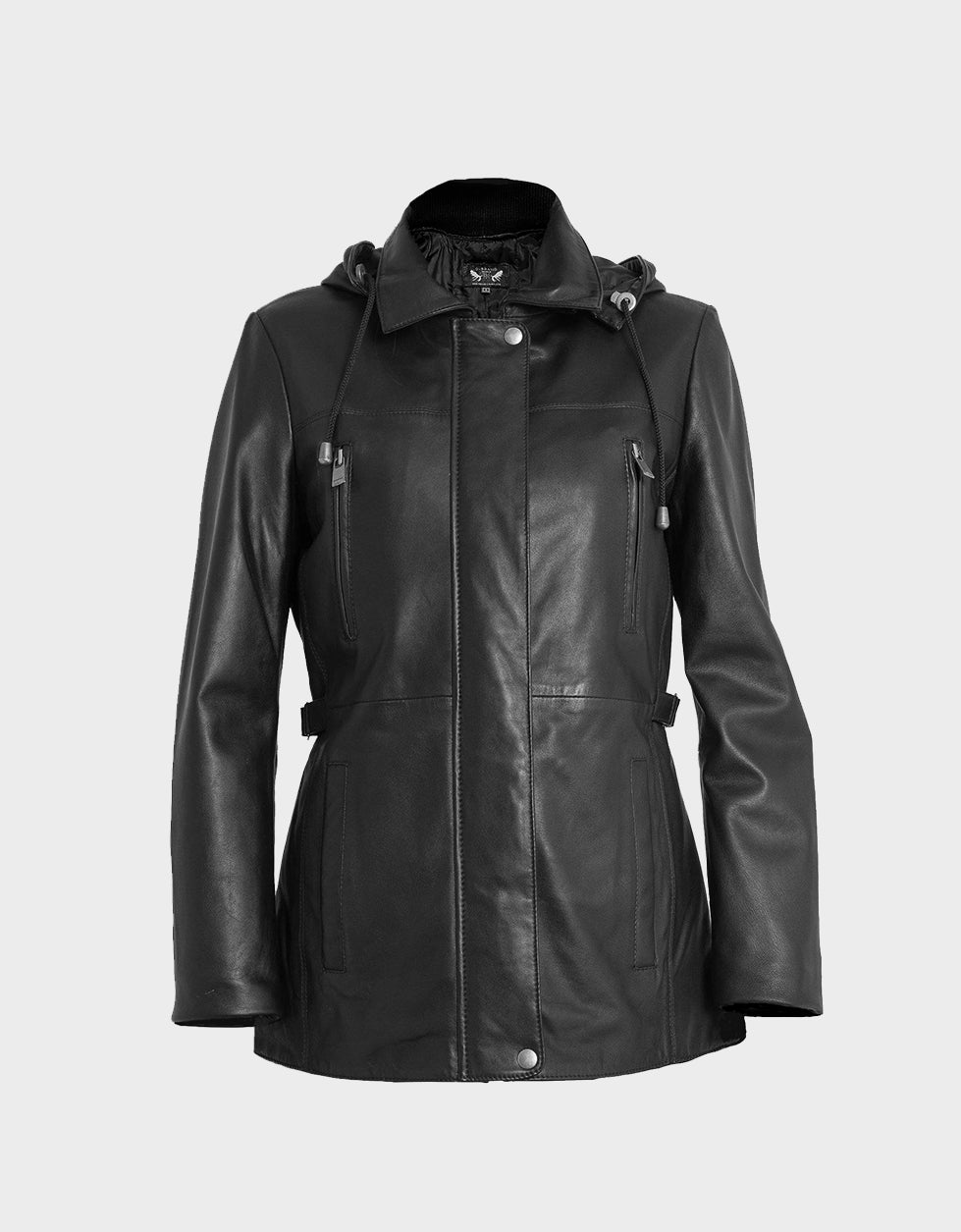 Veste en cuir Sandra