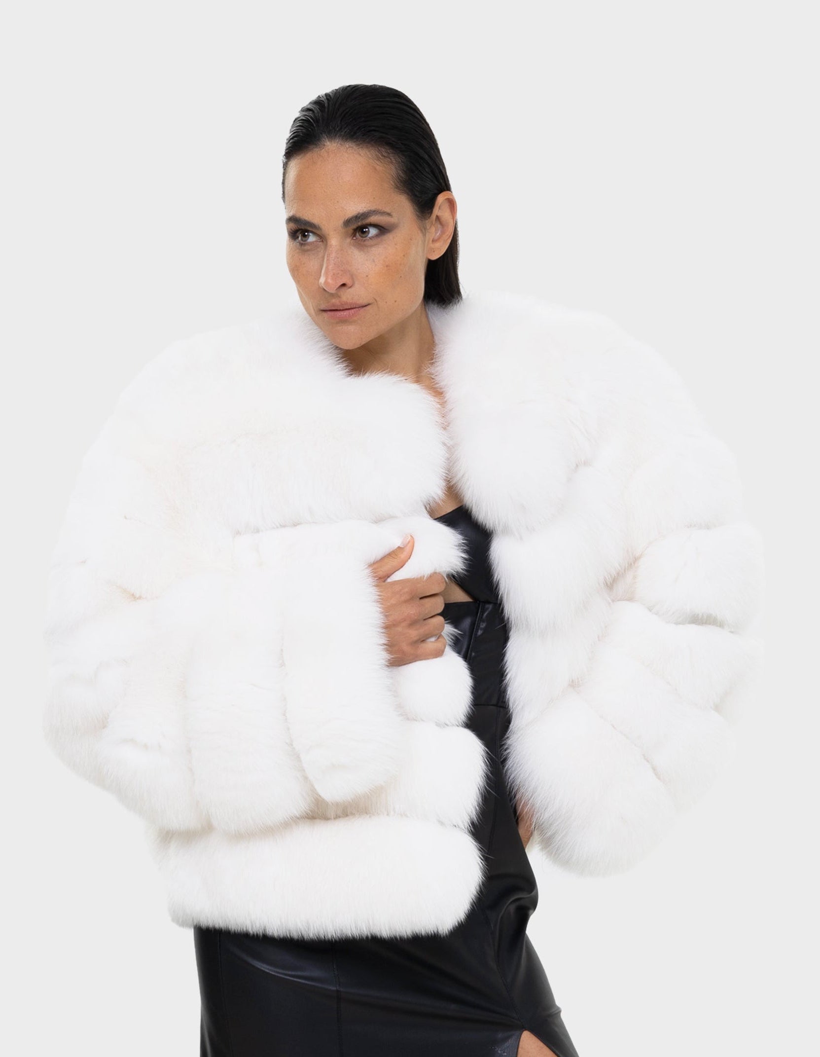 Alicent White Fox Jacket